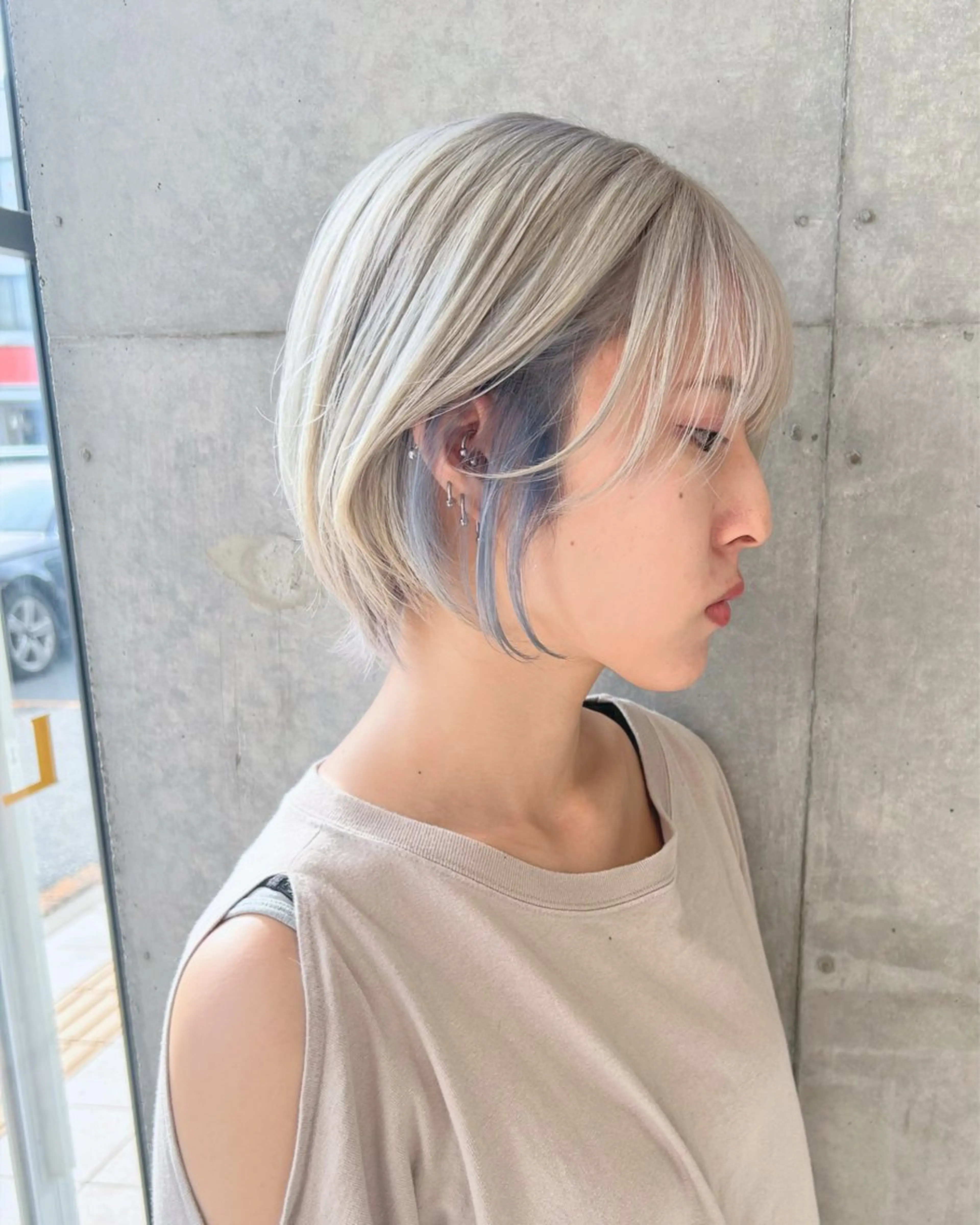 インナーカラー＋カット＋トリートメントの写真