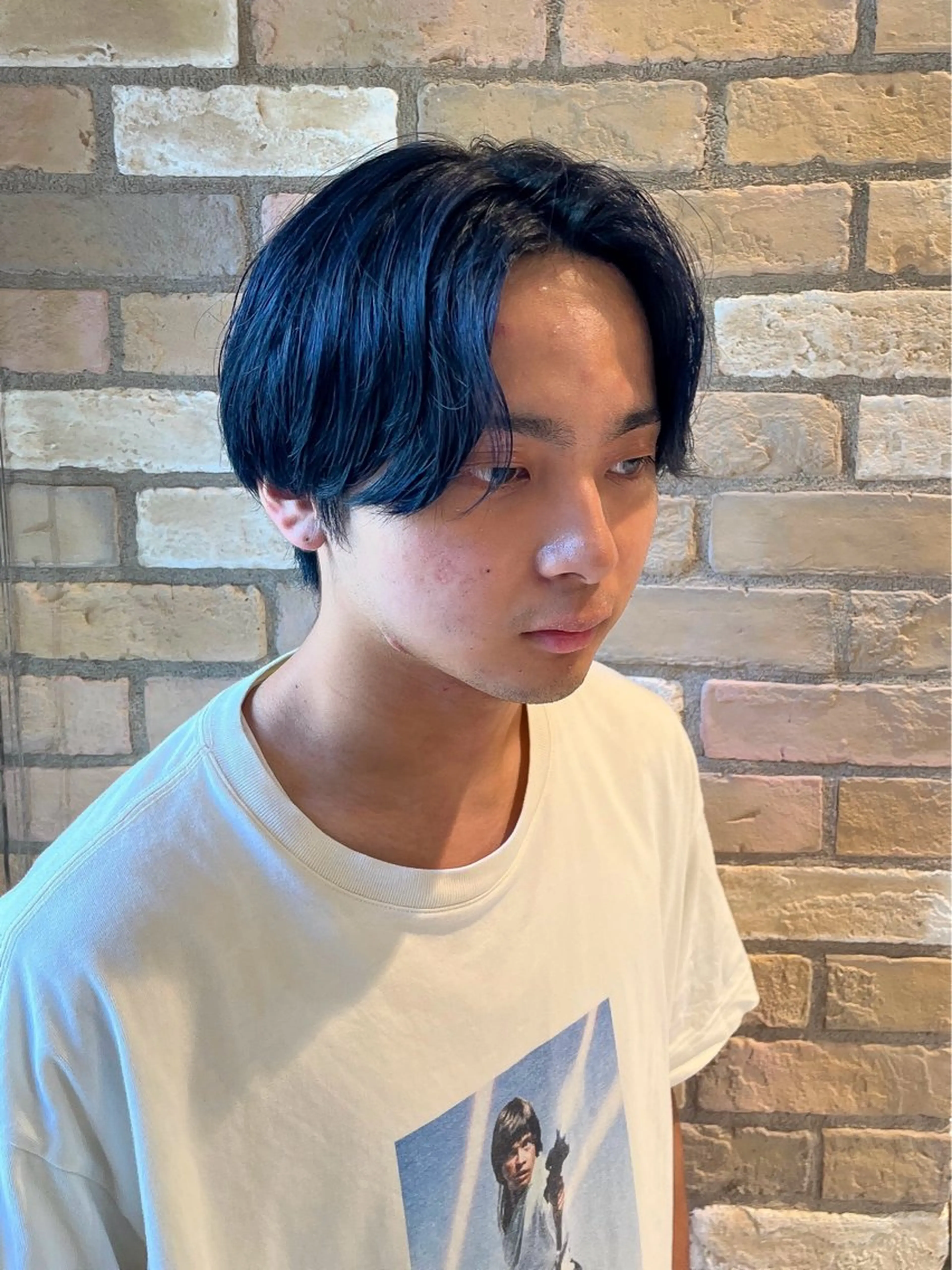 パーマ メンズ カット パーマ シャドウパーマ/ 波巻きパーマ/三鷹のヘアスタイル