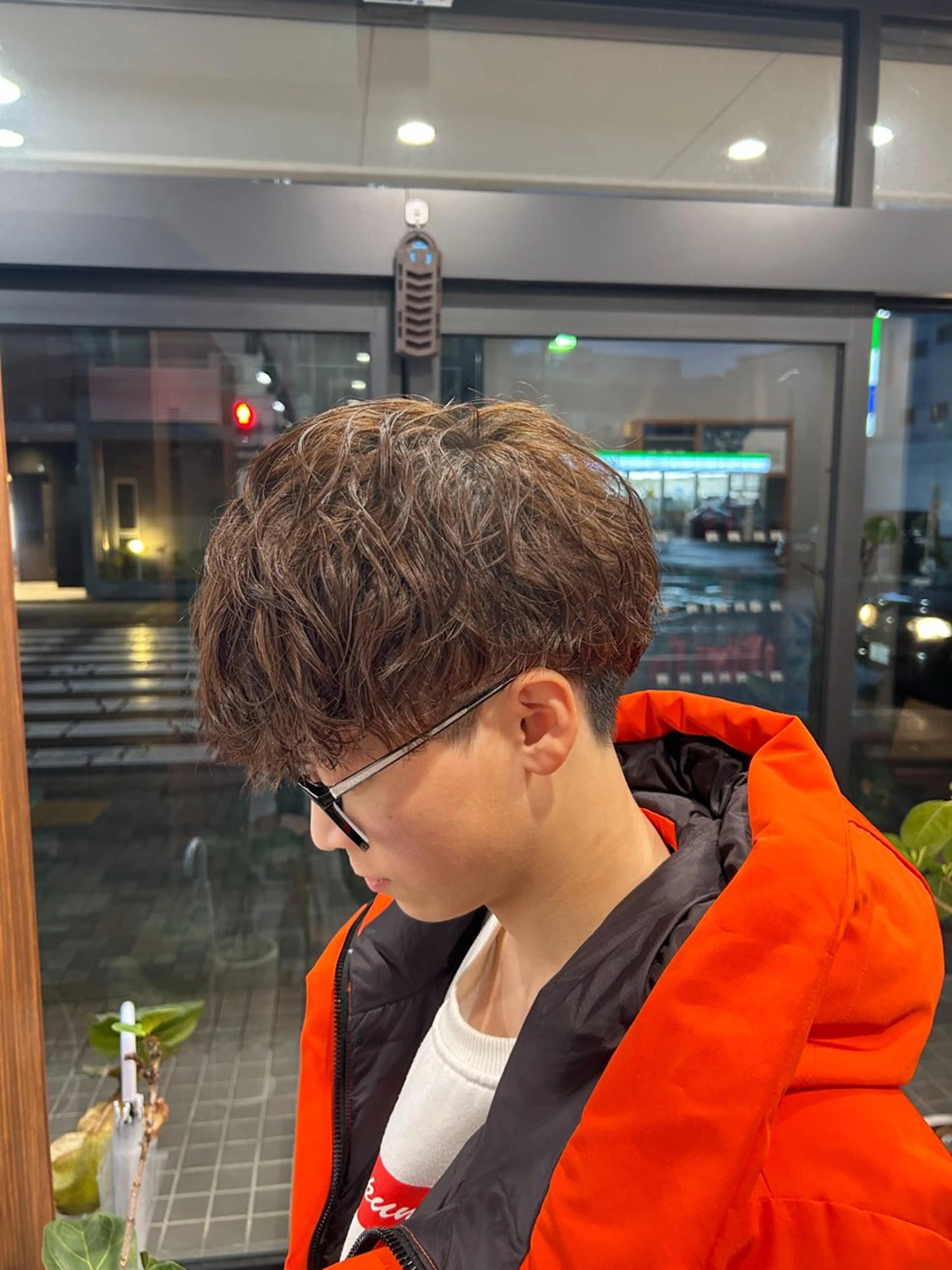 【平日限定】【男性限定】似合わせカット＋ツイストorスパイラルパーマ＋クイックトリートメント＋ナノバブルの写真