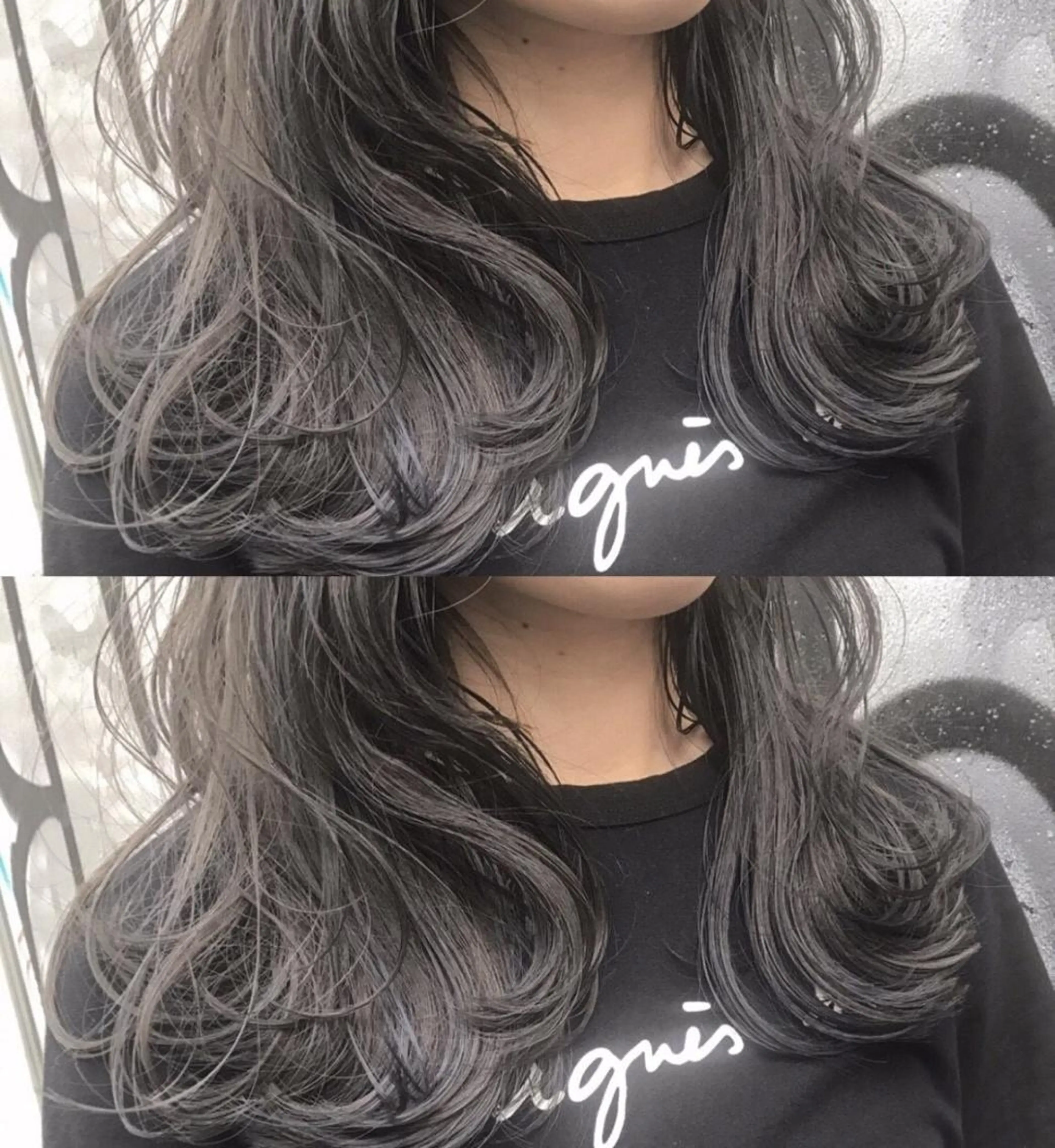 ロング カラー チビ編み込みエクステ シールEXどぅ〜すのヘアスタイル