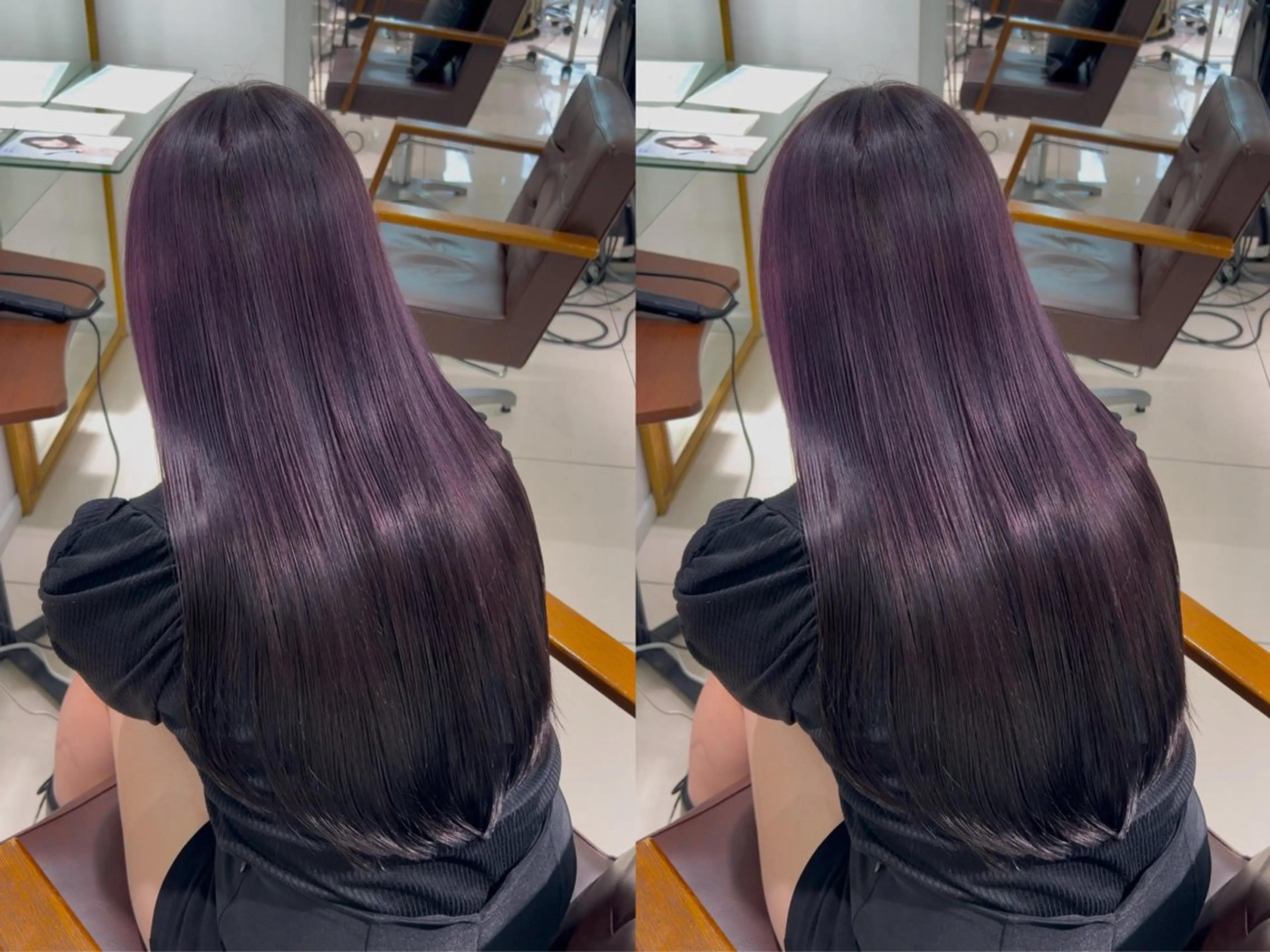 ロング カラー ハイトーンカラー 🤍🫧 長井 律のヘアスタイル