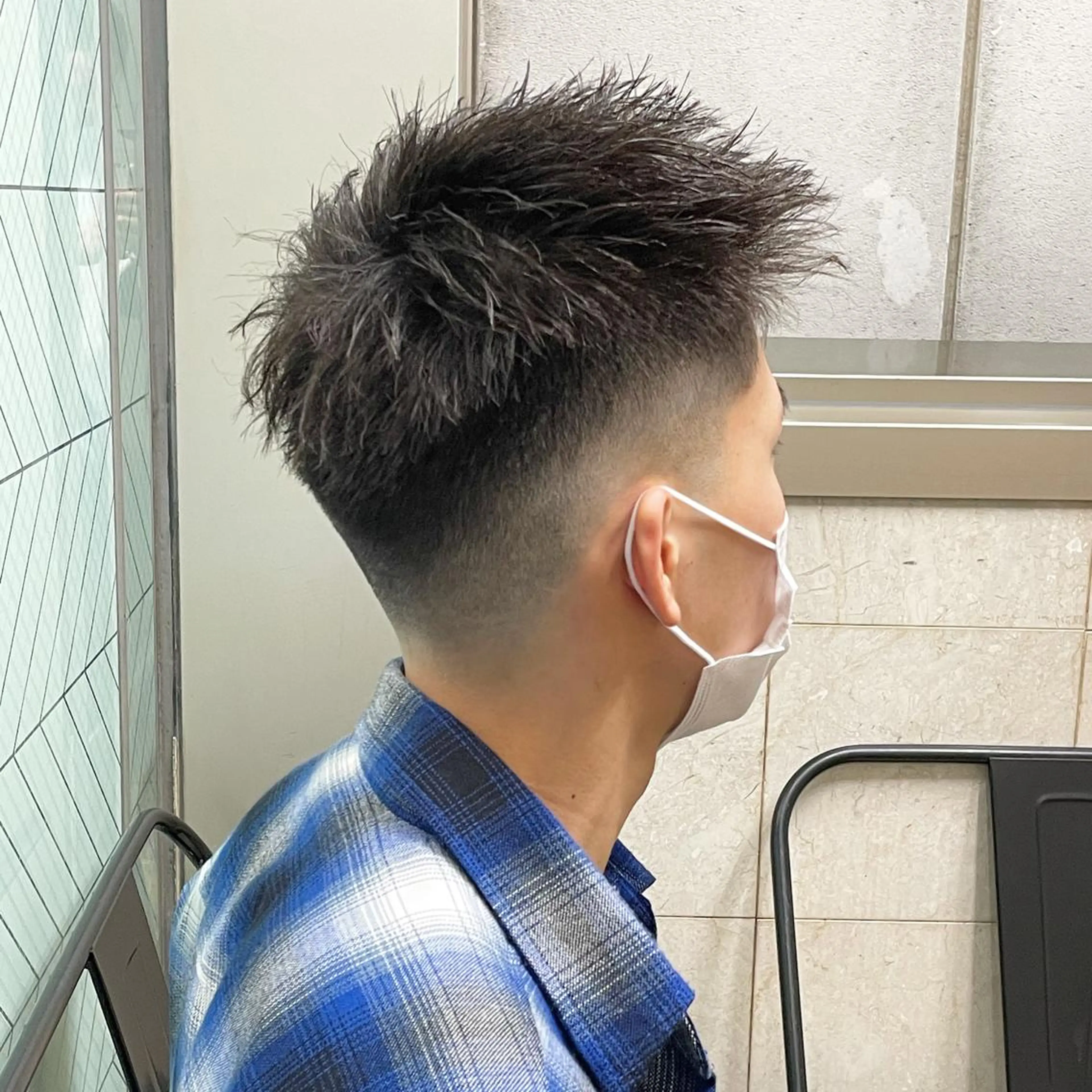 メンズ フェードカット スキンフェード Le'a所属・渋谷/フェード/ 國分 翔のヘアスタイル