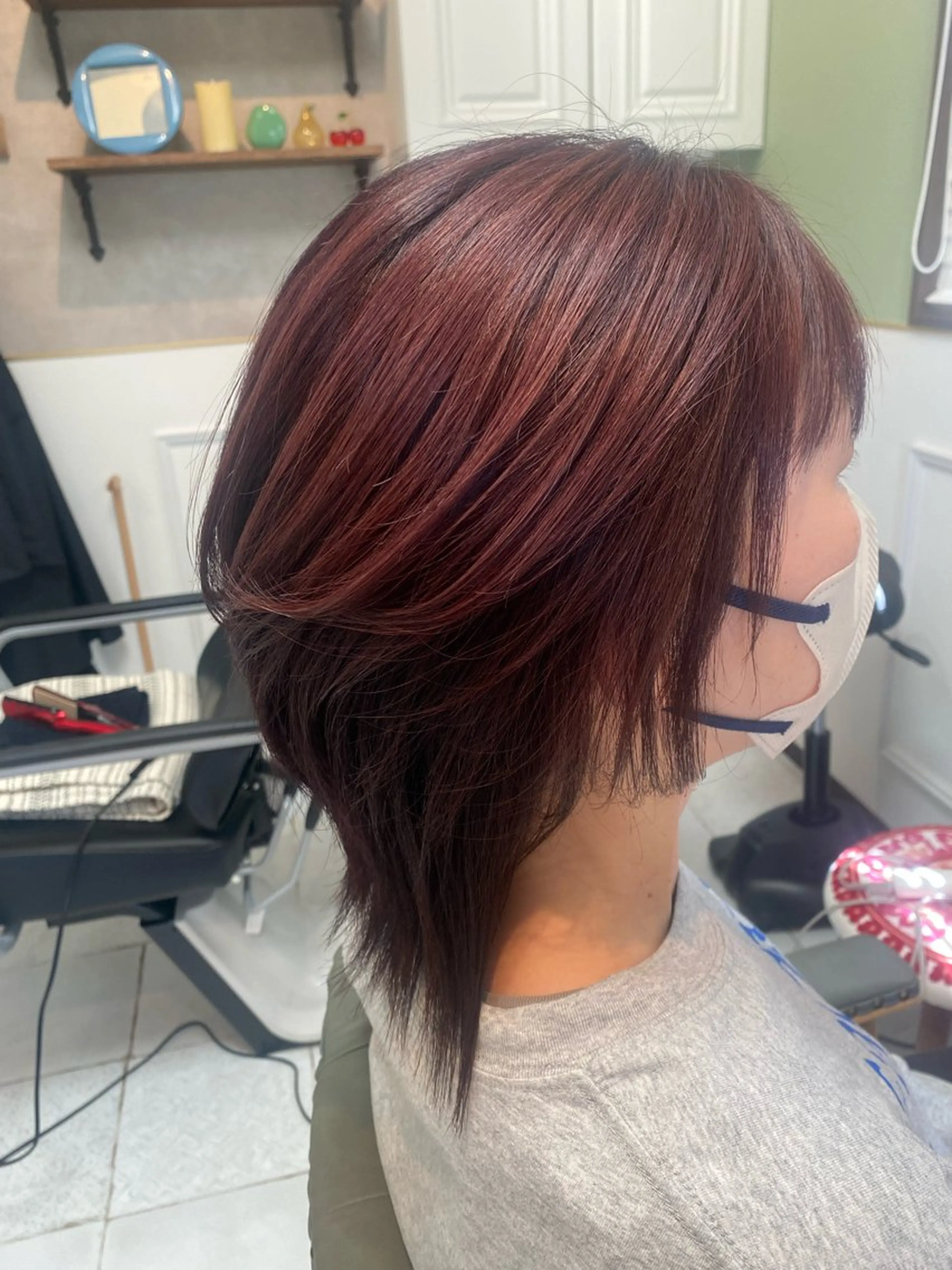 ミディアム カラー private salon   Cerisette（スリゼット）所属・山﨑 由香のヘアスタイル