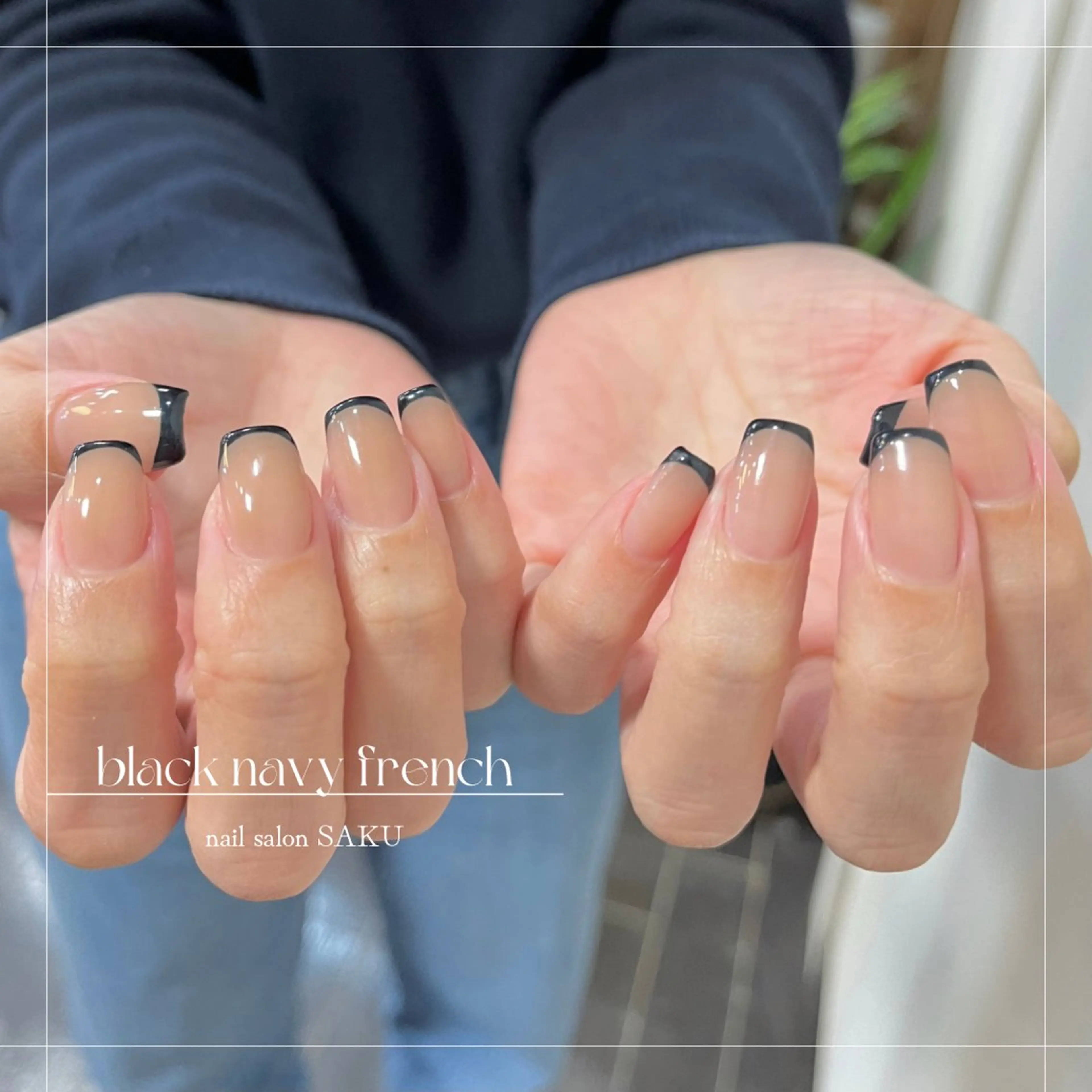 ネイル ニュアンスネイル シンプルネイル ハンドネイル SAKU  nail[サクネイル]所属・SAKU nail 作島茜のネイルデザイン