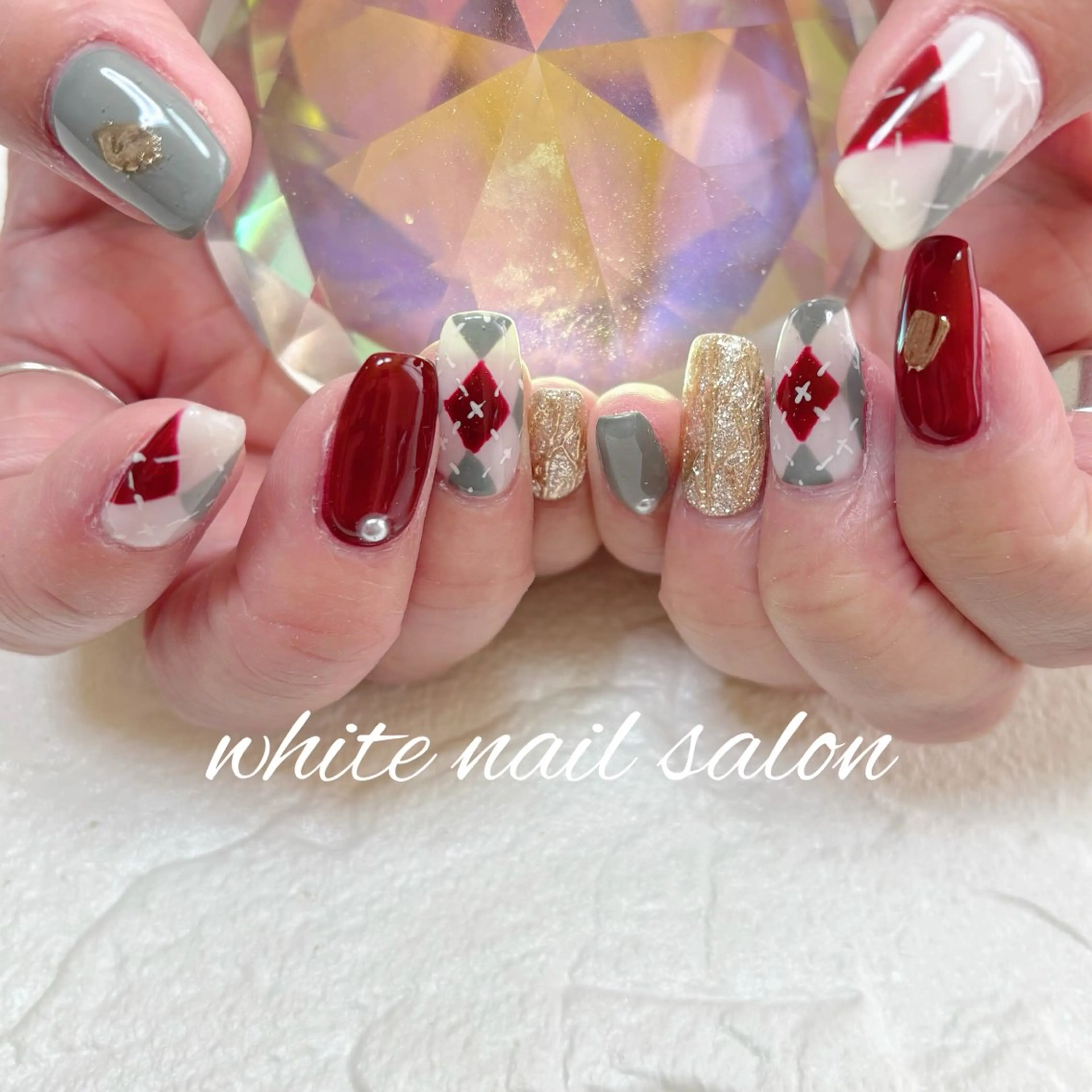 ネイル フットネイル ハンドネイル white nail salonのネイルデザイン
