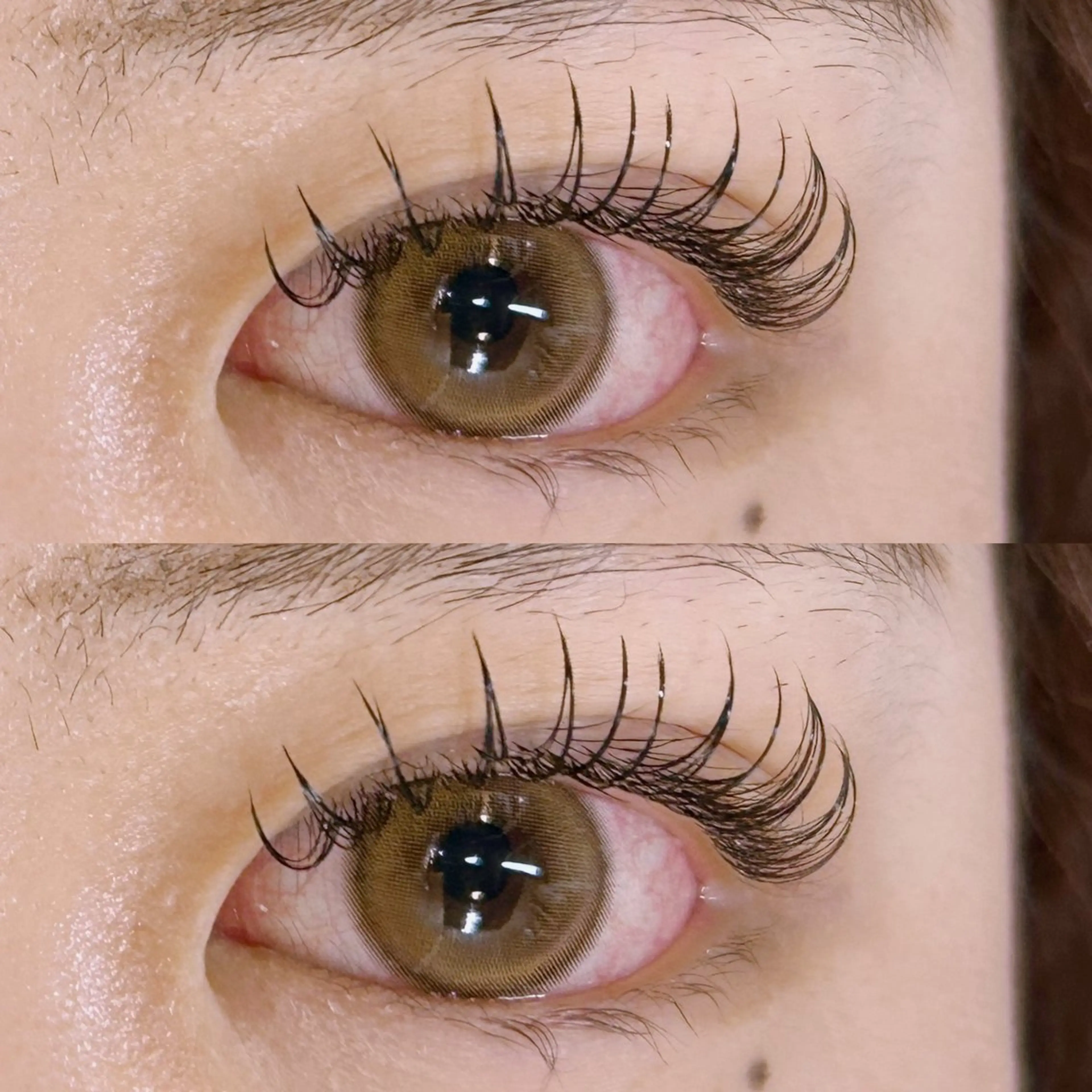 マツエク・マツパ キュート Dカール フラットラッシュ 【愛され眉毛作る人】 nozomiのマツエク・マツパデザイン