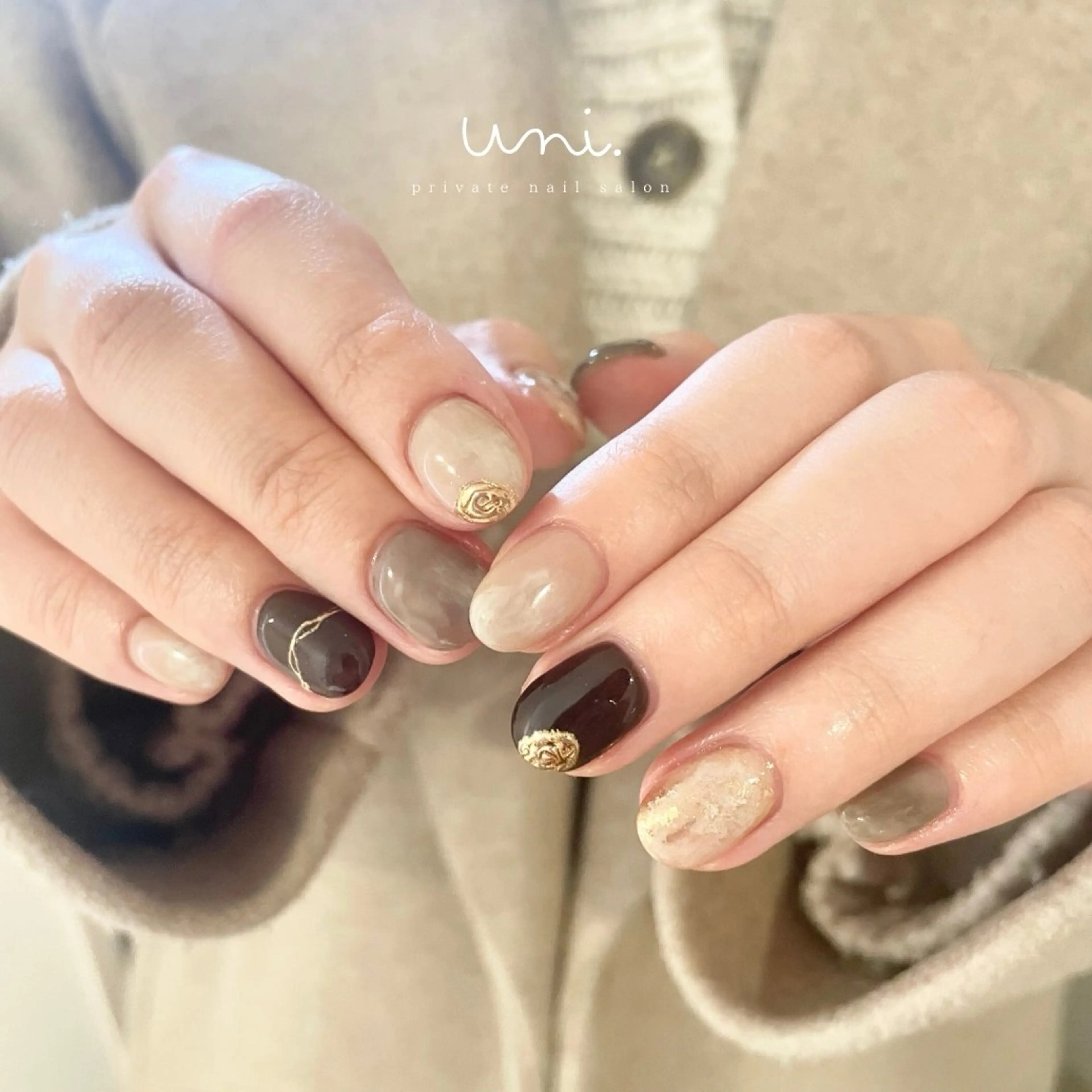 ネイル ハンドネイル フットネイル private nail salon Uni.【ユニ】所属・Uni. 【ユニ】のネイルデザイン
