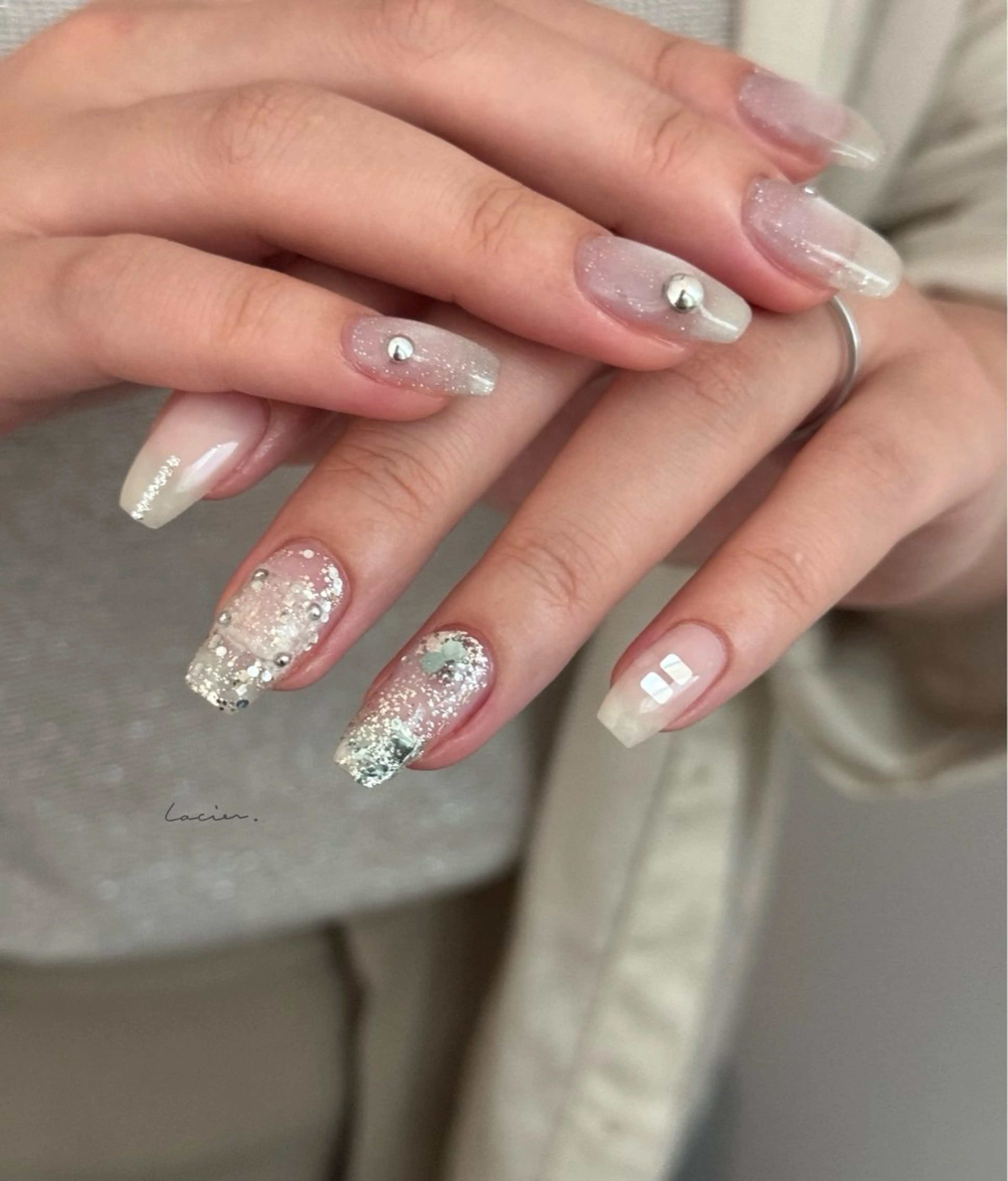 ネイル ハンドネイル lacier nailのネイルデザイン