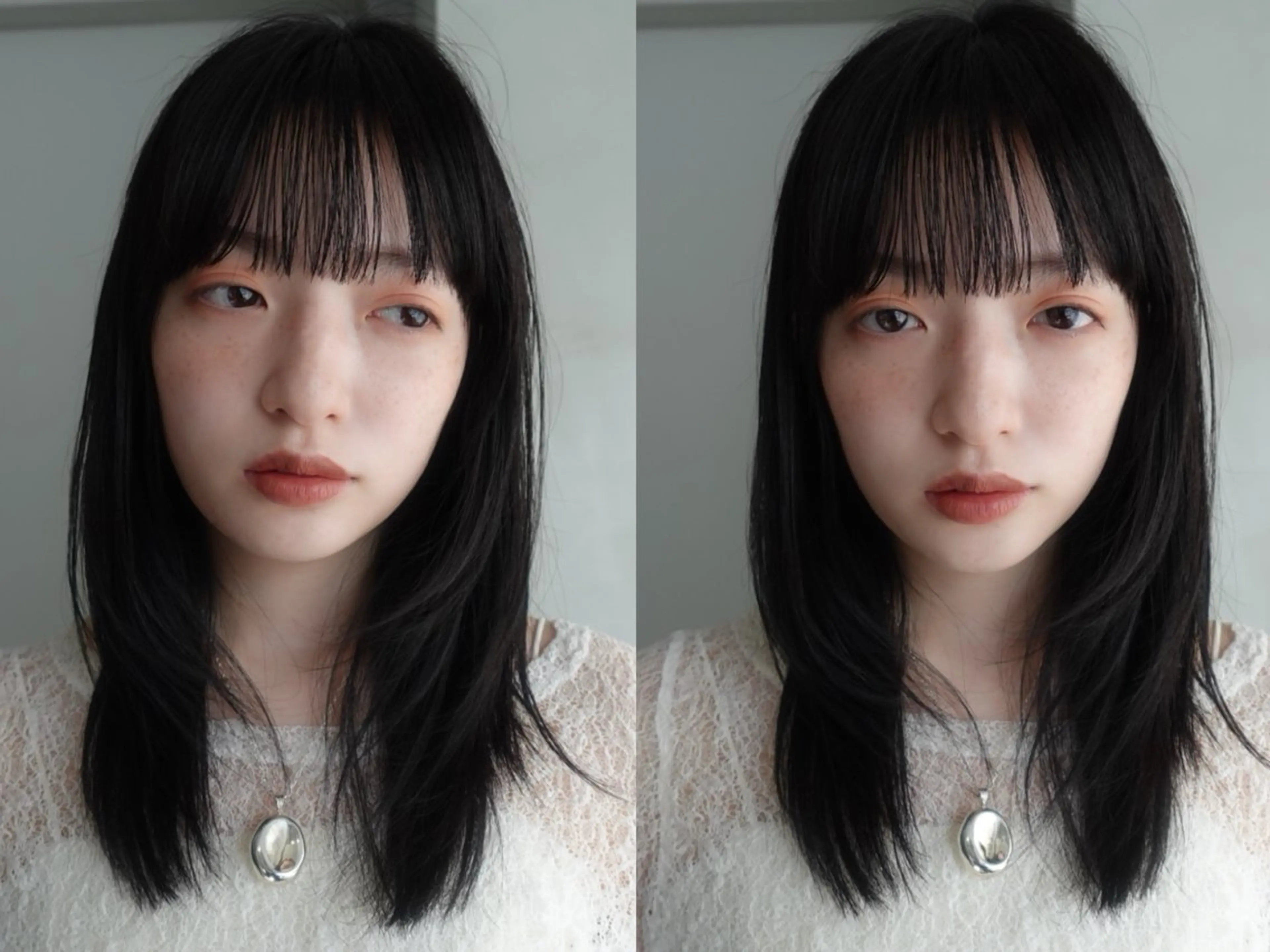 ミディアム 南出 碧夢のヘアスタイル