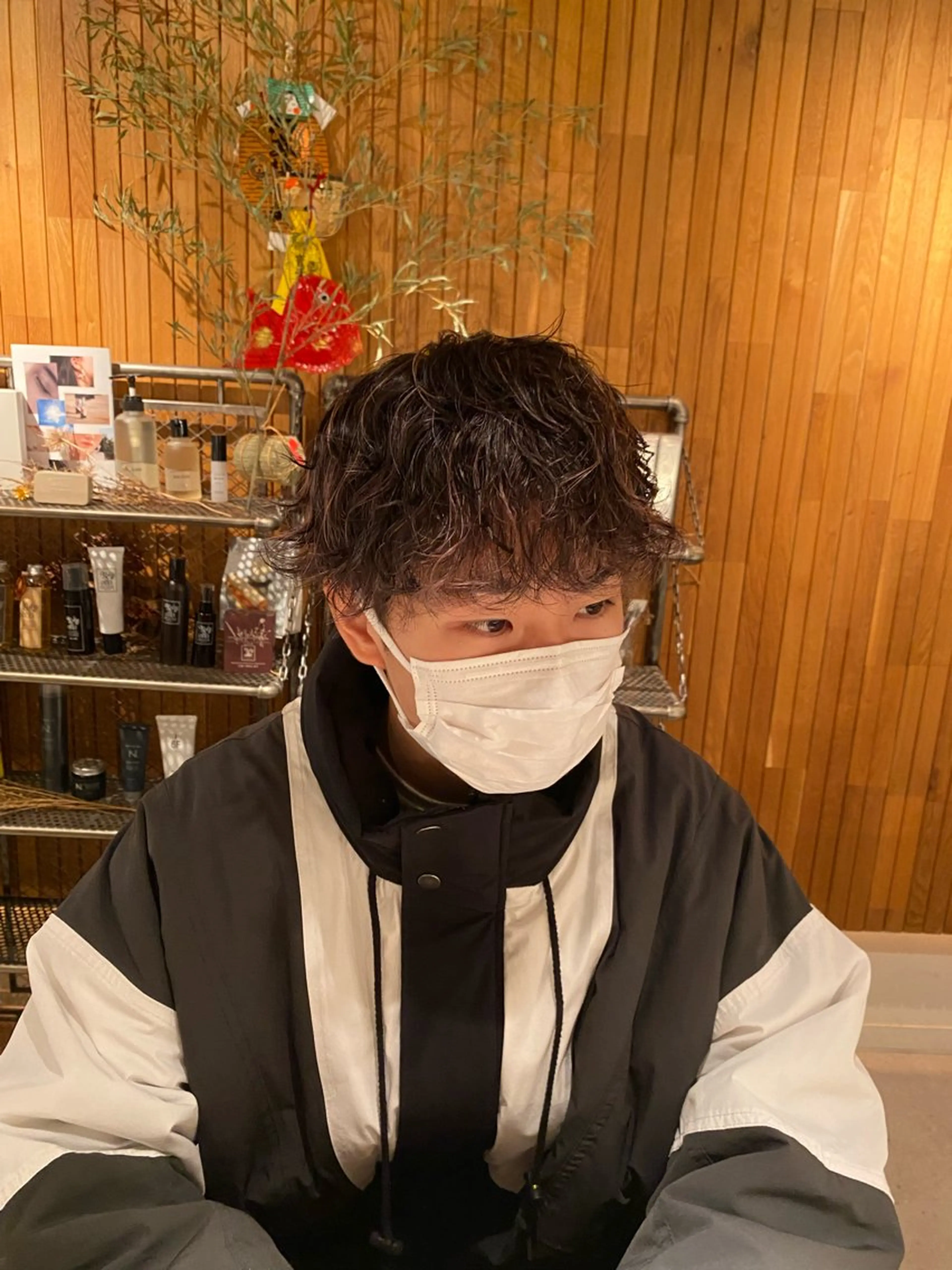 メンズ カット 🎀韓国レイヤー/透 明感カラー/airiのヘアスタイル