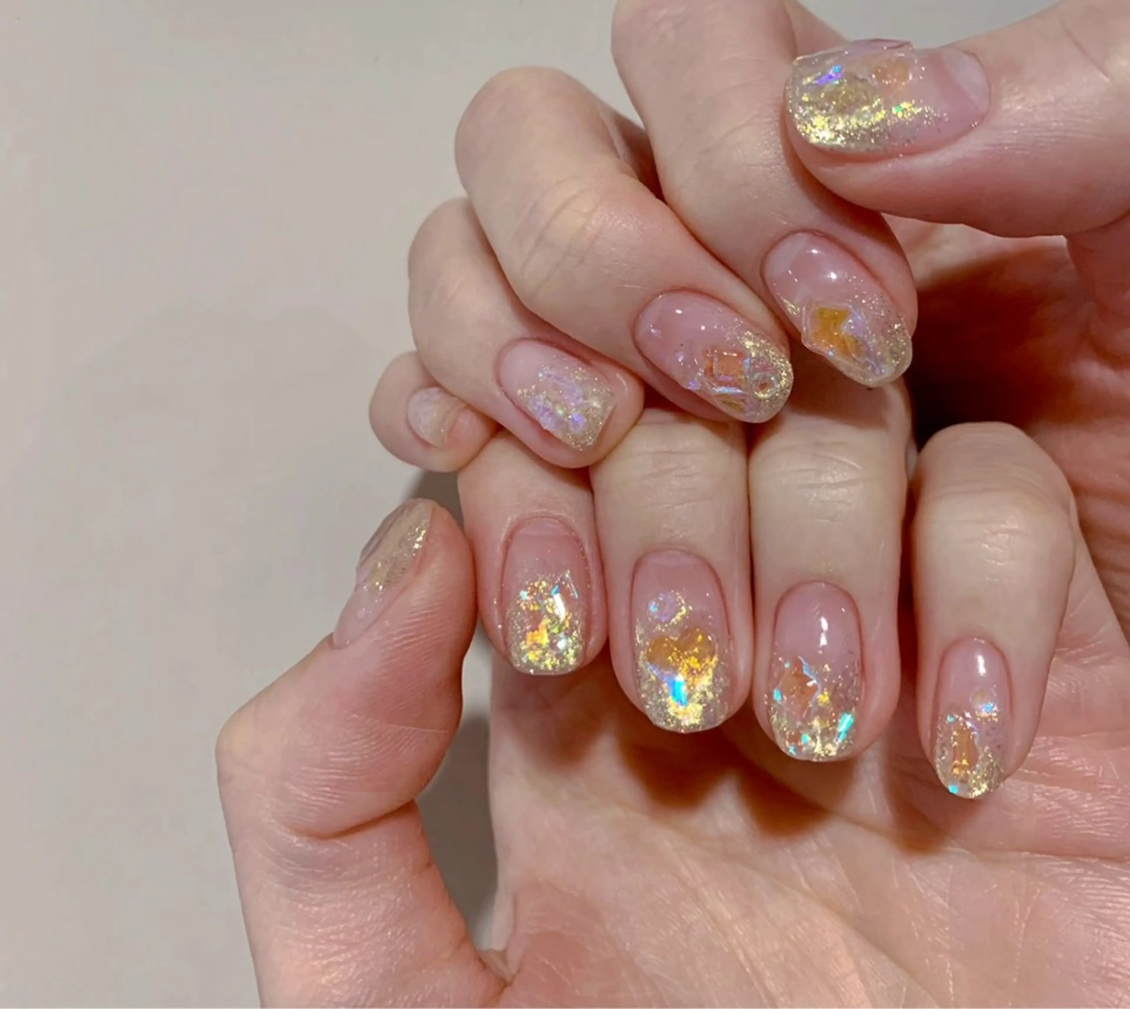 ワンホンうるうる氷ネイルで「ジェルオフ無料」の写真