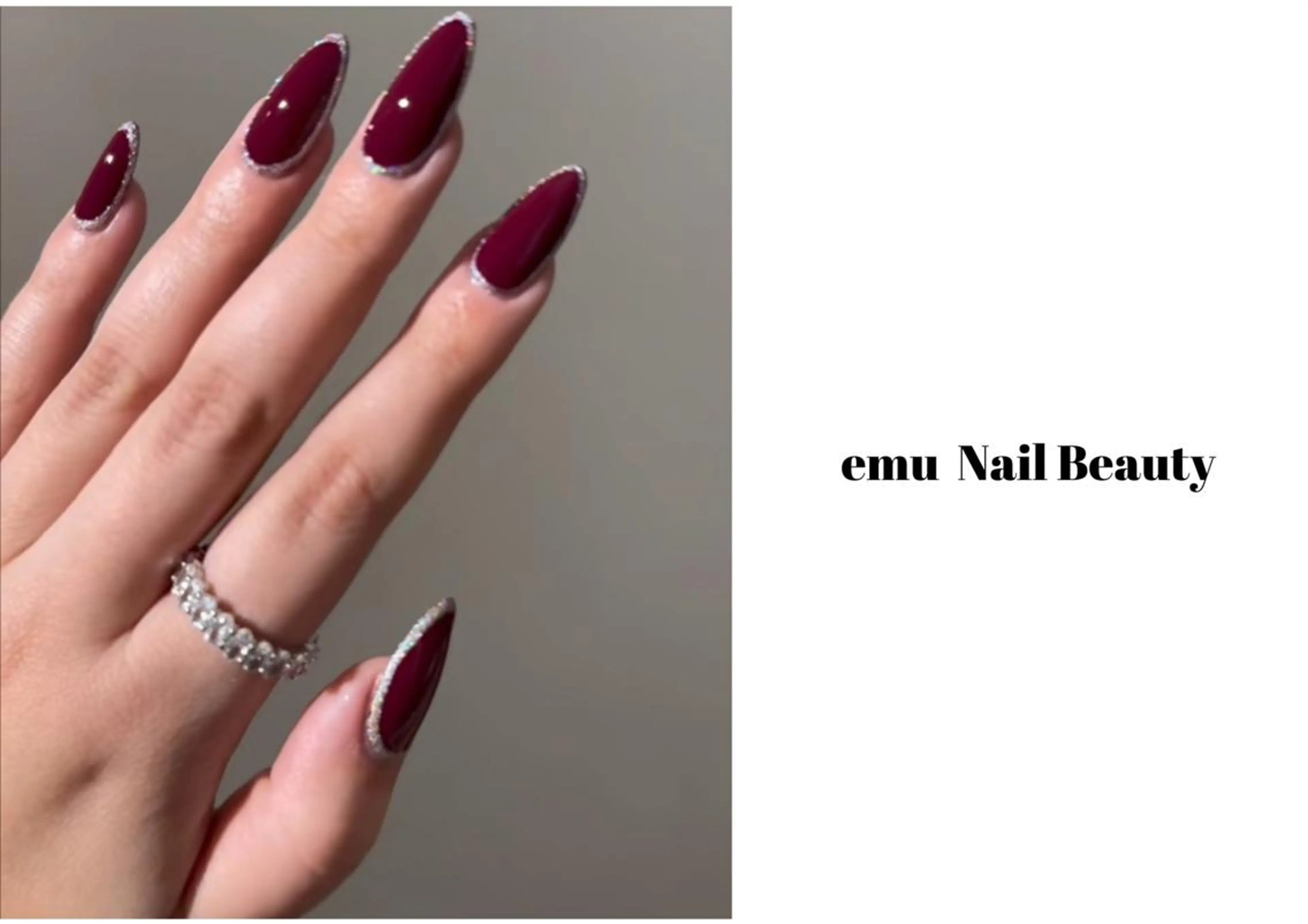 ネイル 赤色 akiko Itoのネイルデザイン