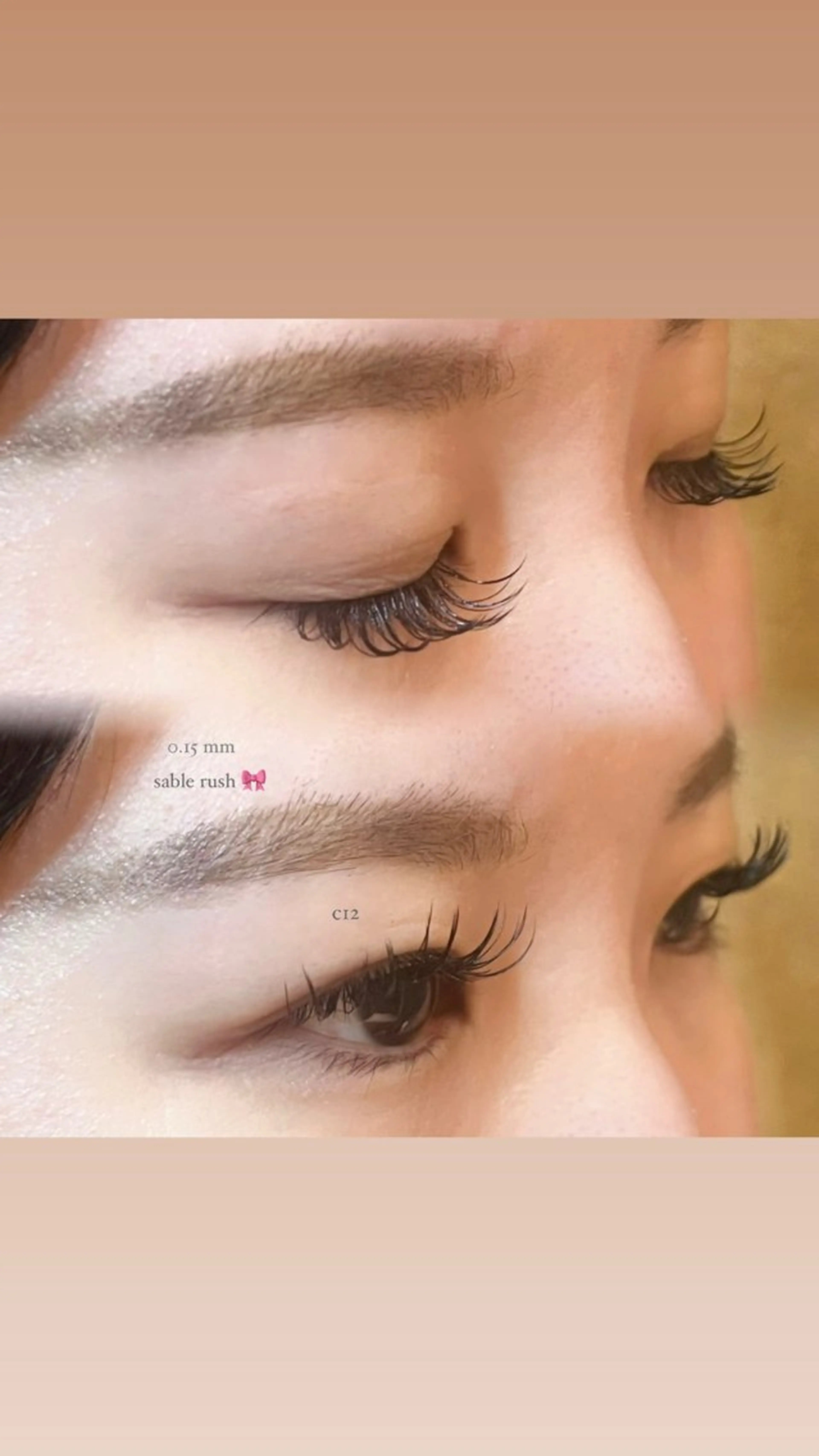 マツエク・マツパ Cカール mayu ︎❤︎のマツエク・マツパデザイン