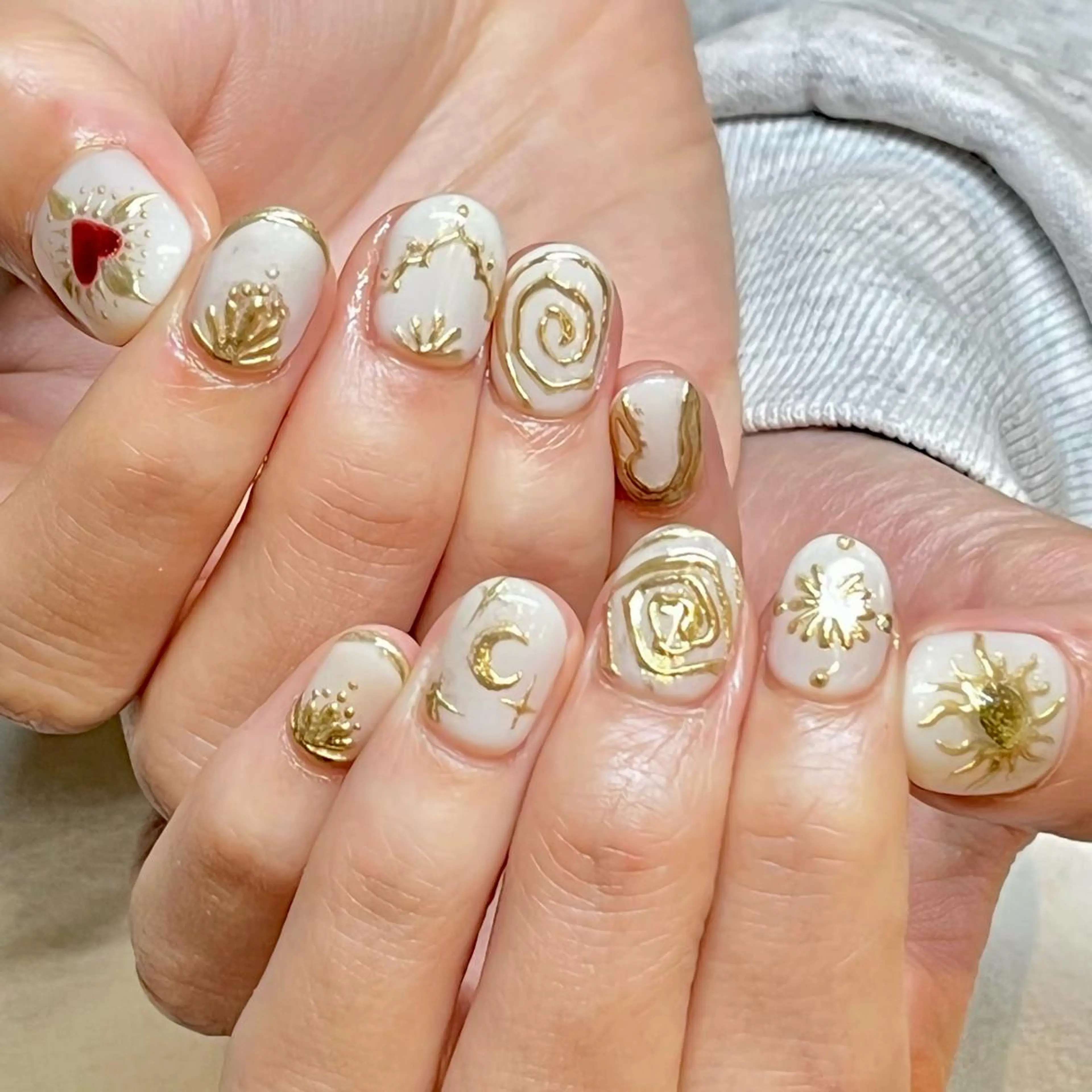 ショート カラー ネイル アートネイル オフィスネイル ワンカラーネイル ショートネイル ネイルサロン　リリーブランシュ所属・森 瑞紀のネイルデザイン