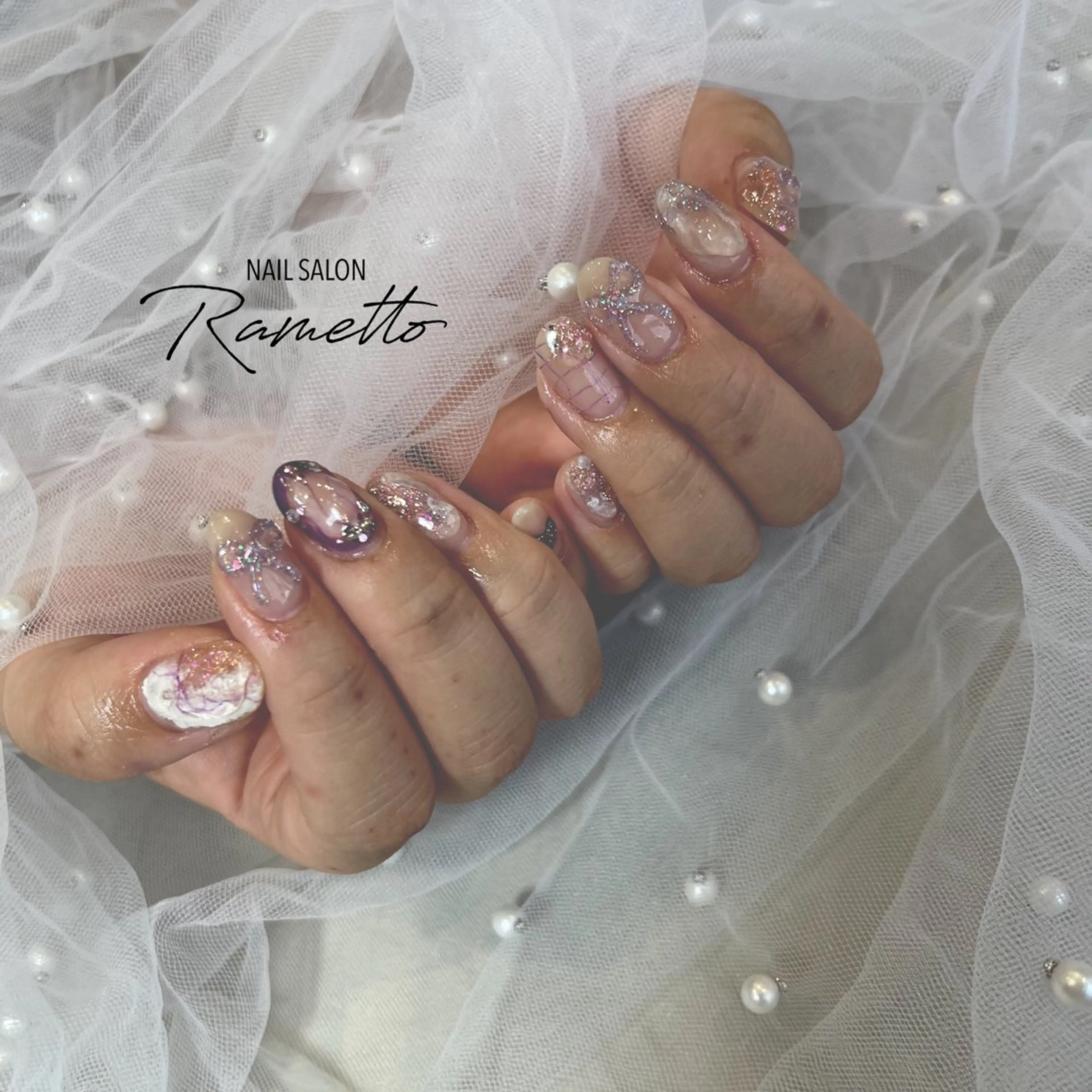 ネイル ハンドネイル NAILSALON Ramettoのネイルデザイン