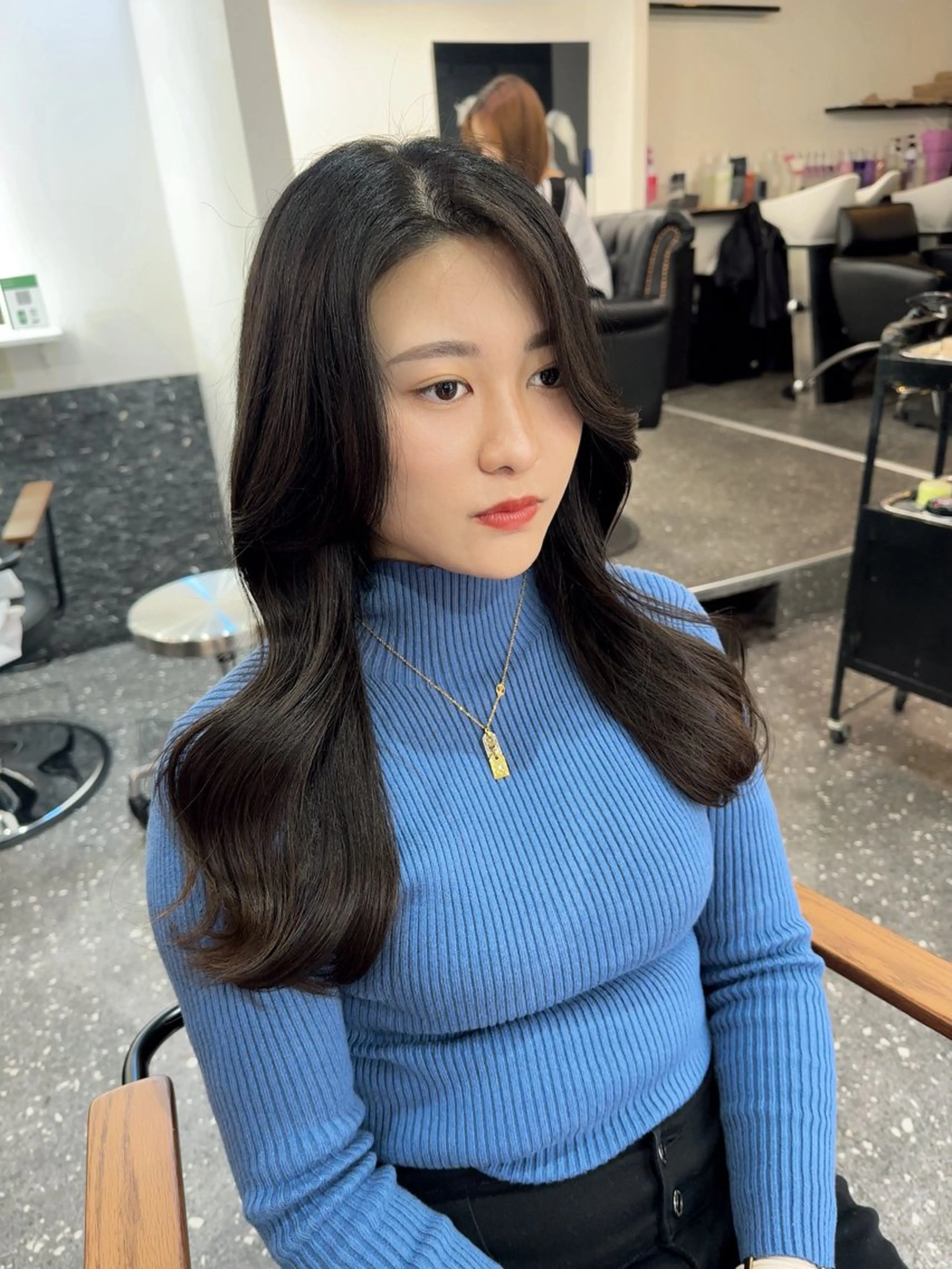 ロング カラー カット ヘアカラー トリートメント 髪質改善⭐️縮毛矯正 吉祥寺⭐️Rinaのヘアスタイル