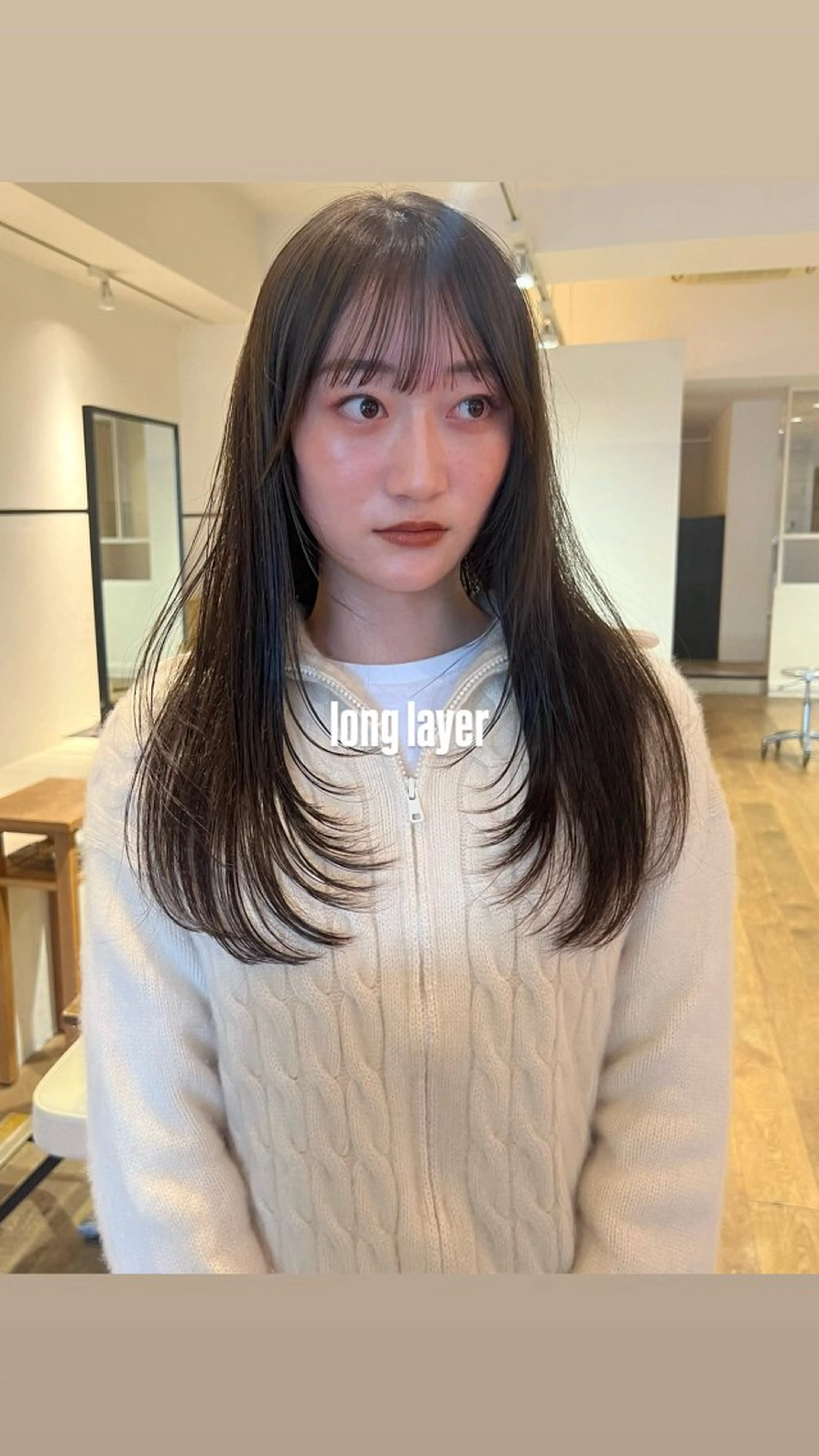 ロング カラー KNACK/天王寺 美容室/レイヤーのヘアスタイル