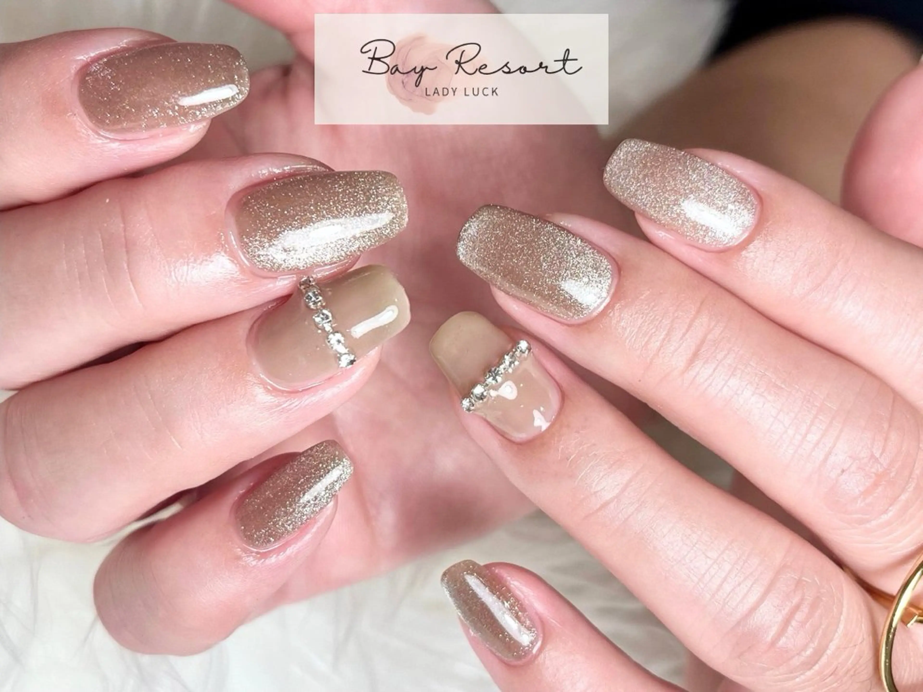 ネイル シンプルネイル Lady L.Bay Resort Yaeのネイルデザイン