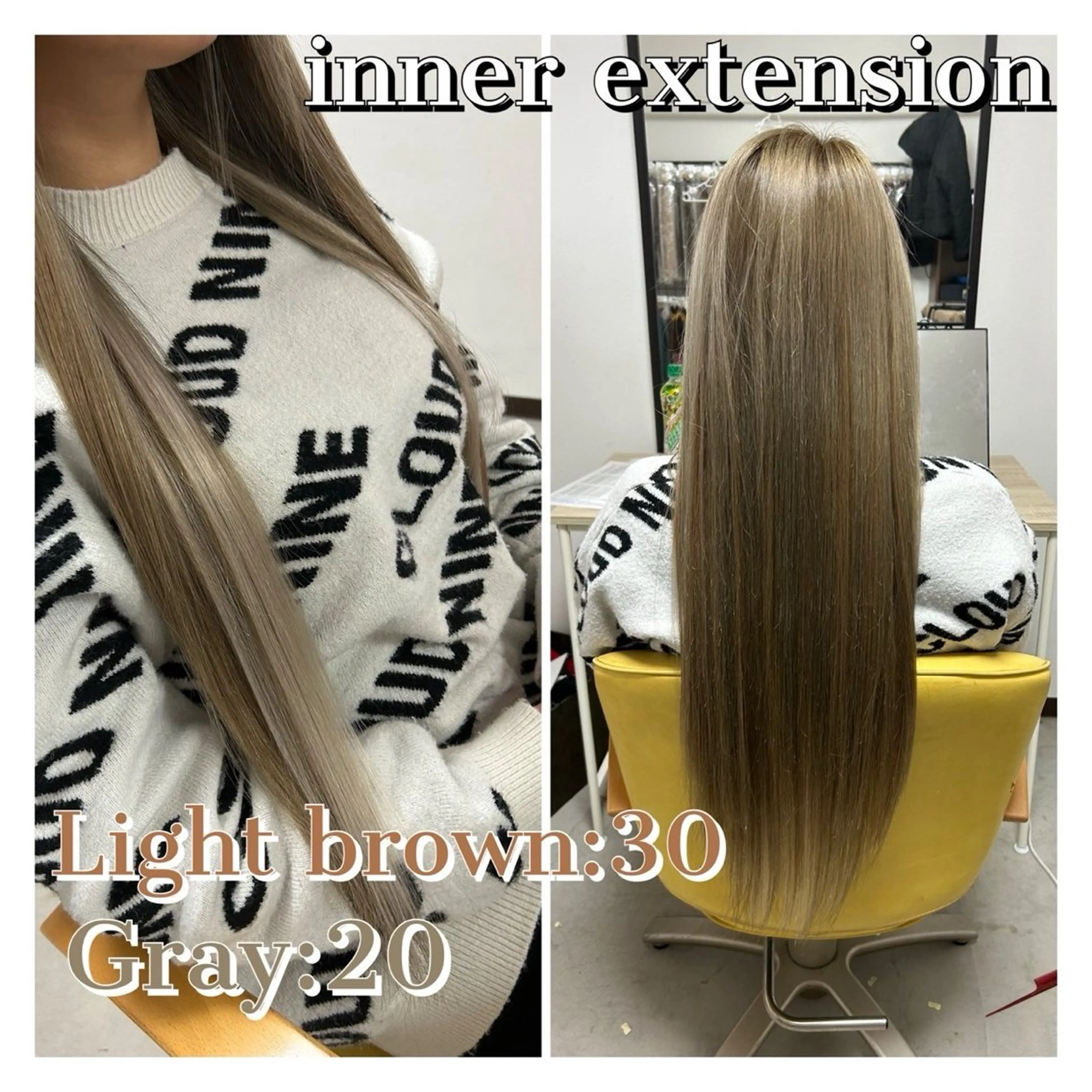 ロング エクステ ドレスアップ心斎橋店所属・🌸ドレスアップ 心斎橋店🌸のヘアスタイル