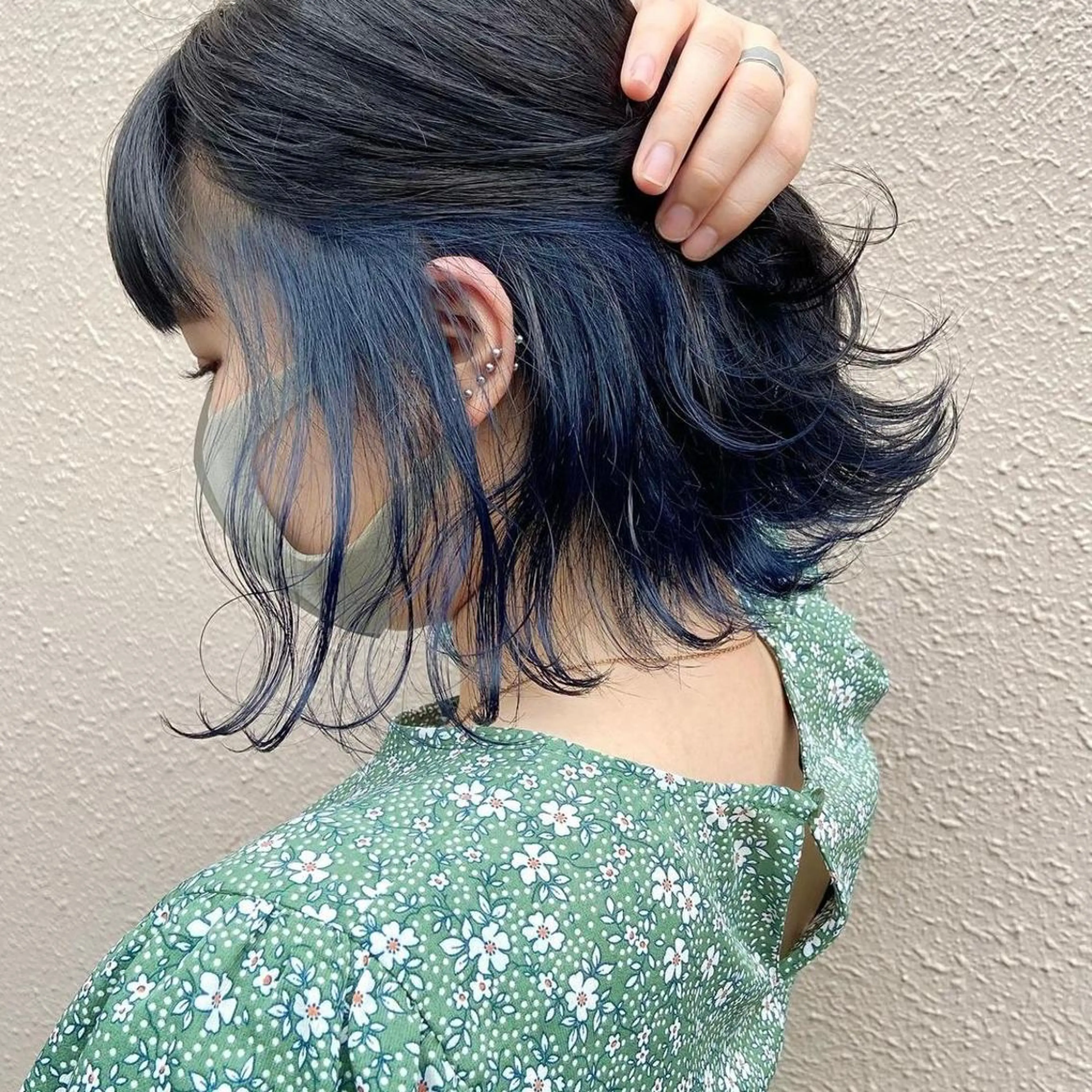 カラー ブルーカラー ヘアカラー トリートメント アトリエシルク 大宮店所属・【ブリーチカラー】 ハマダマユのヘアスタイル