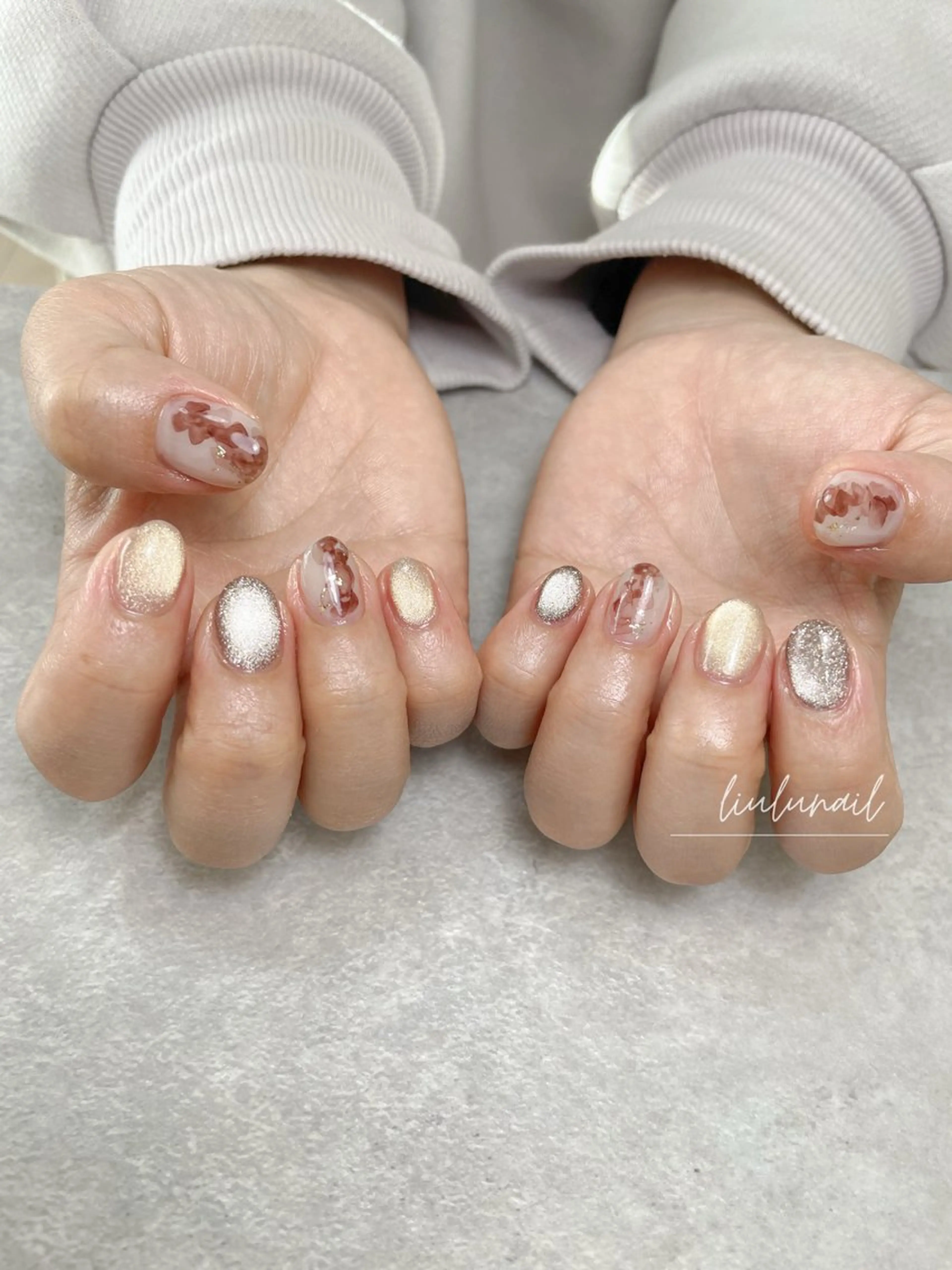 ネイル ハンドネイル liulu nailのネイルデザイン