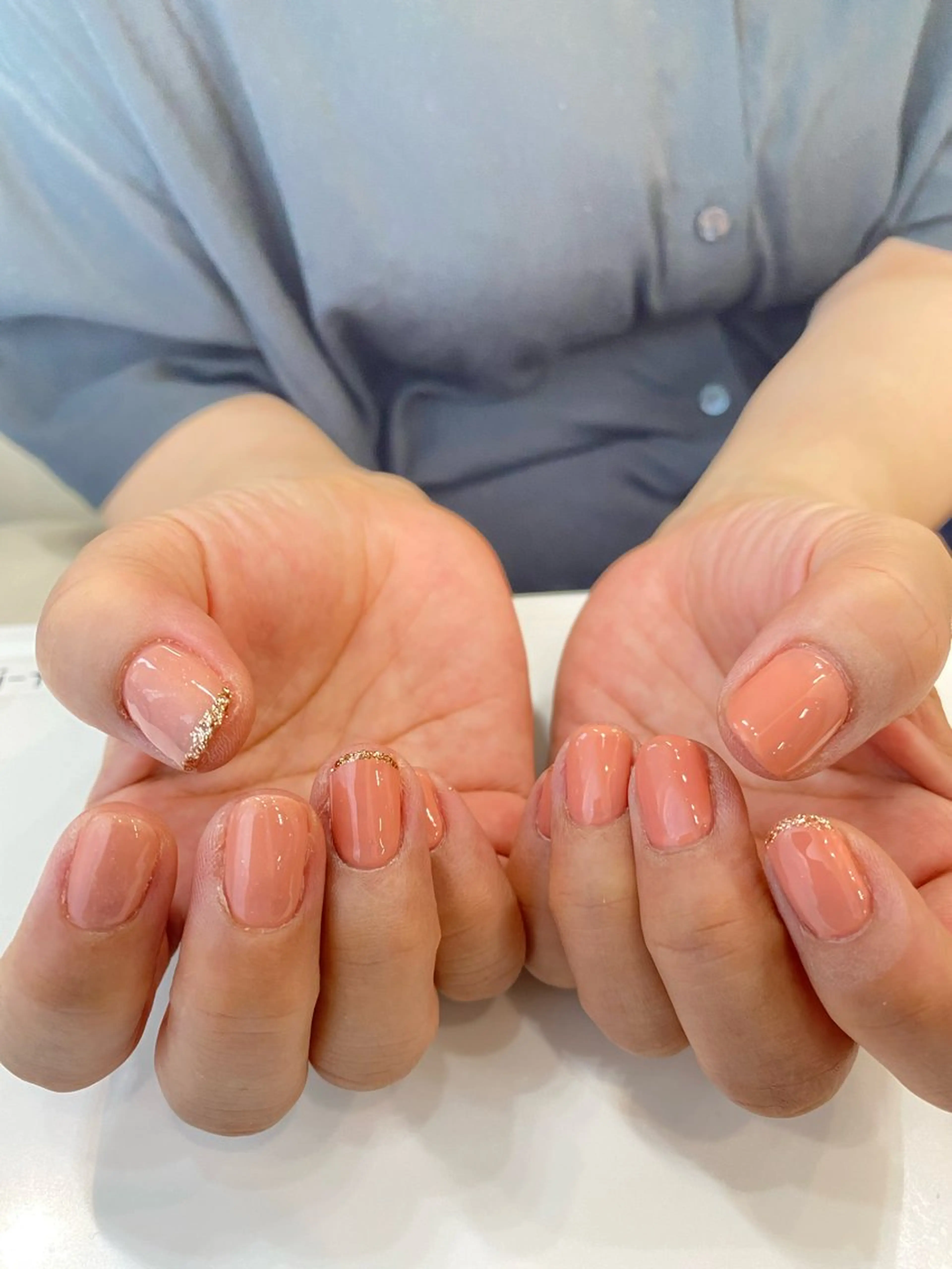 ネイル ラメ(グリッター) プライベートサロン te-nanoのネイルデザイン