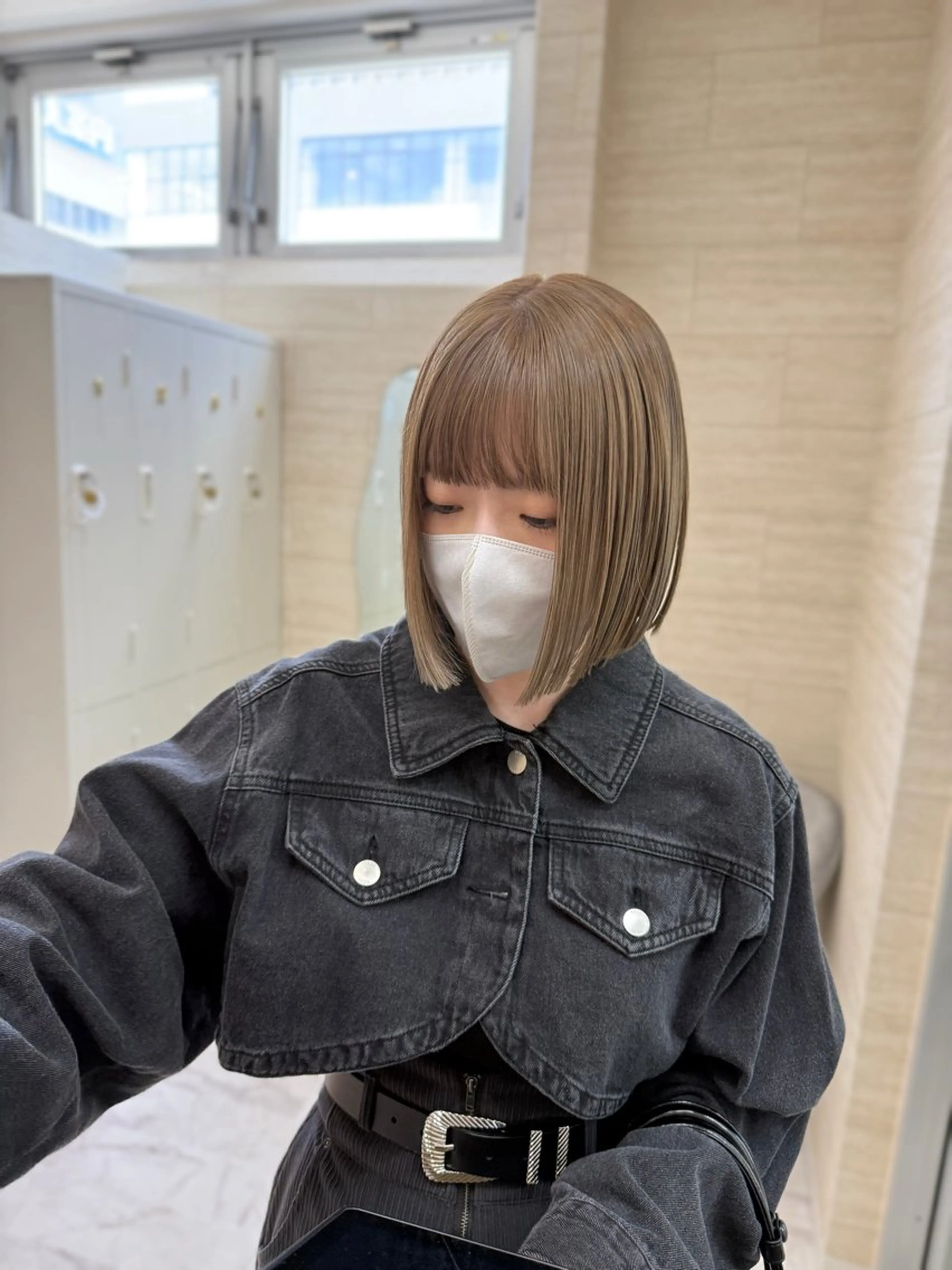 (insta映え)🌼明髪でも艶髪に🌼ケアブリーチ＋ケアカラーの写真