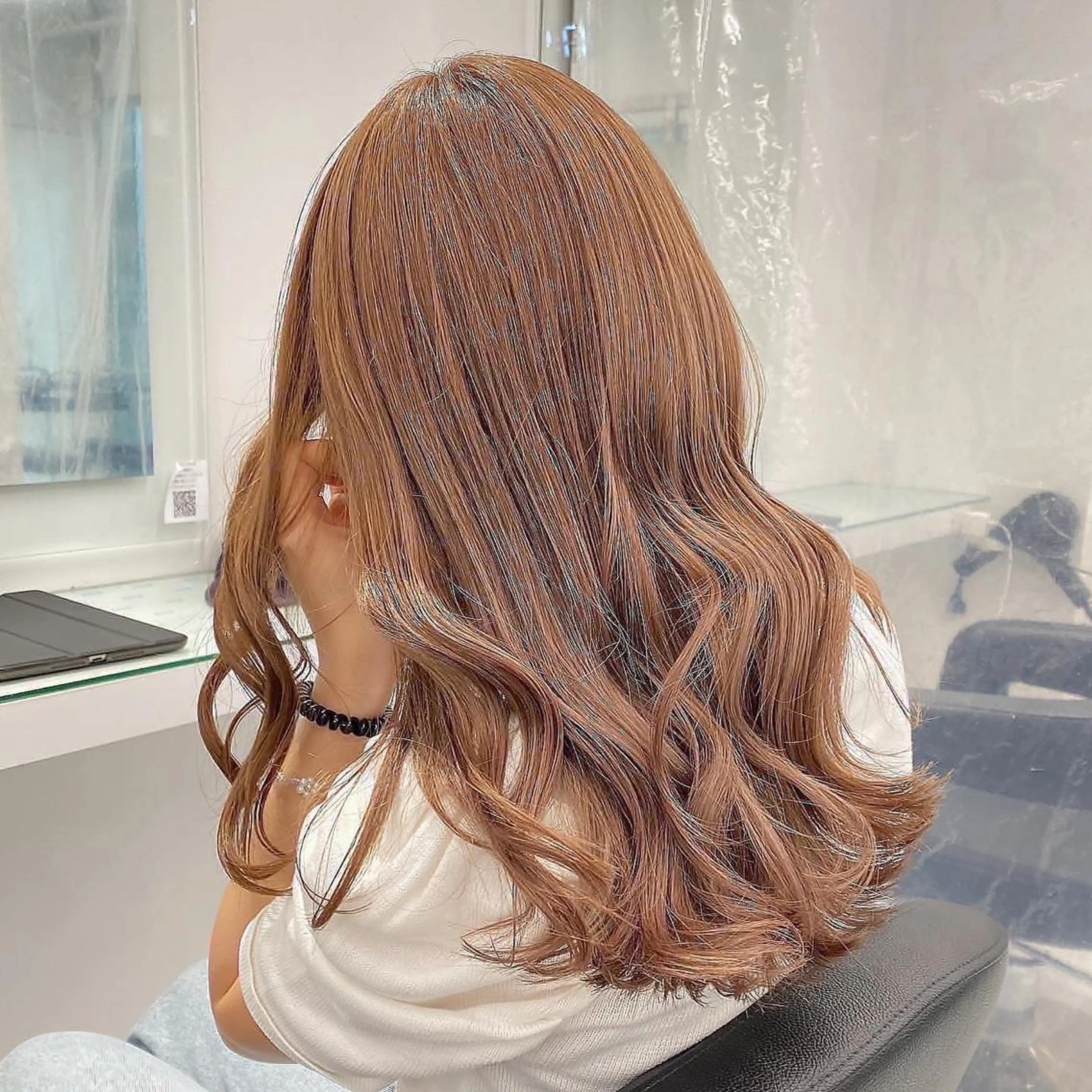 ロング カラー ヘアアレンジ 透明感ラベンダー💗 SHOのヘアスタイル
