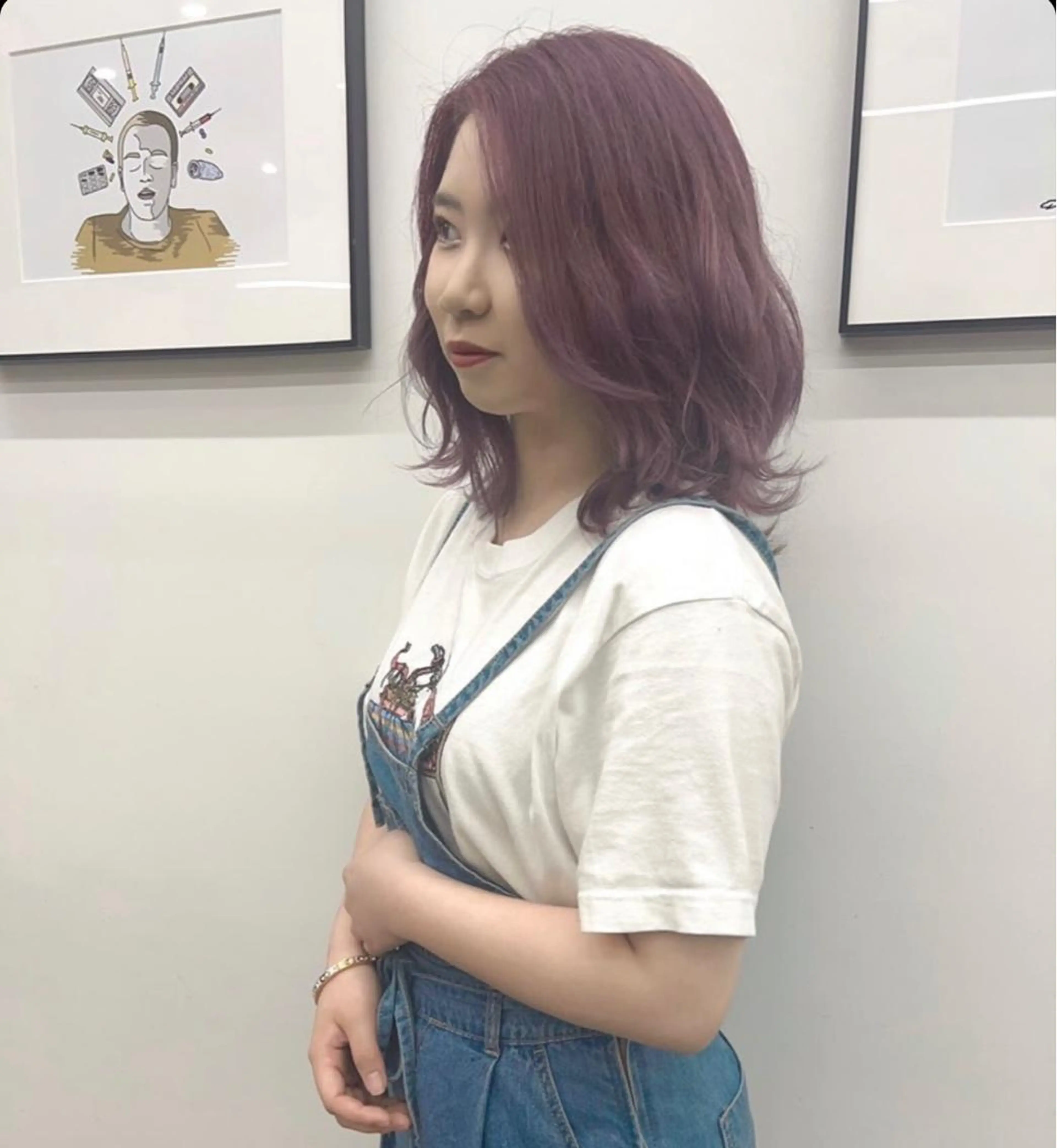 ミディアム スタイリスト杉本 泰士朗のヘアスタイル