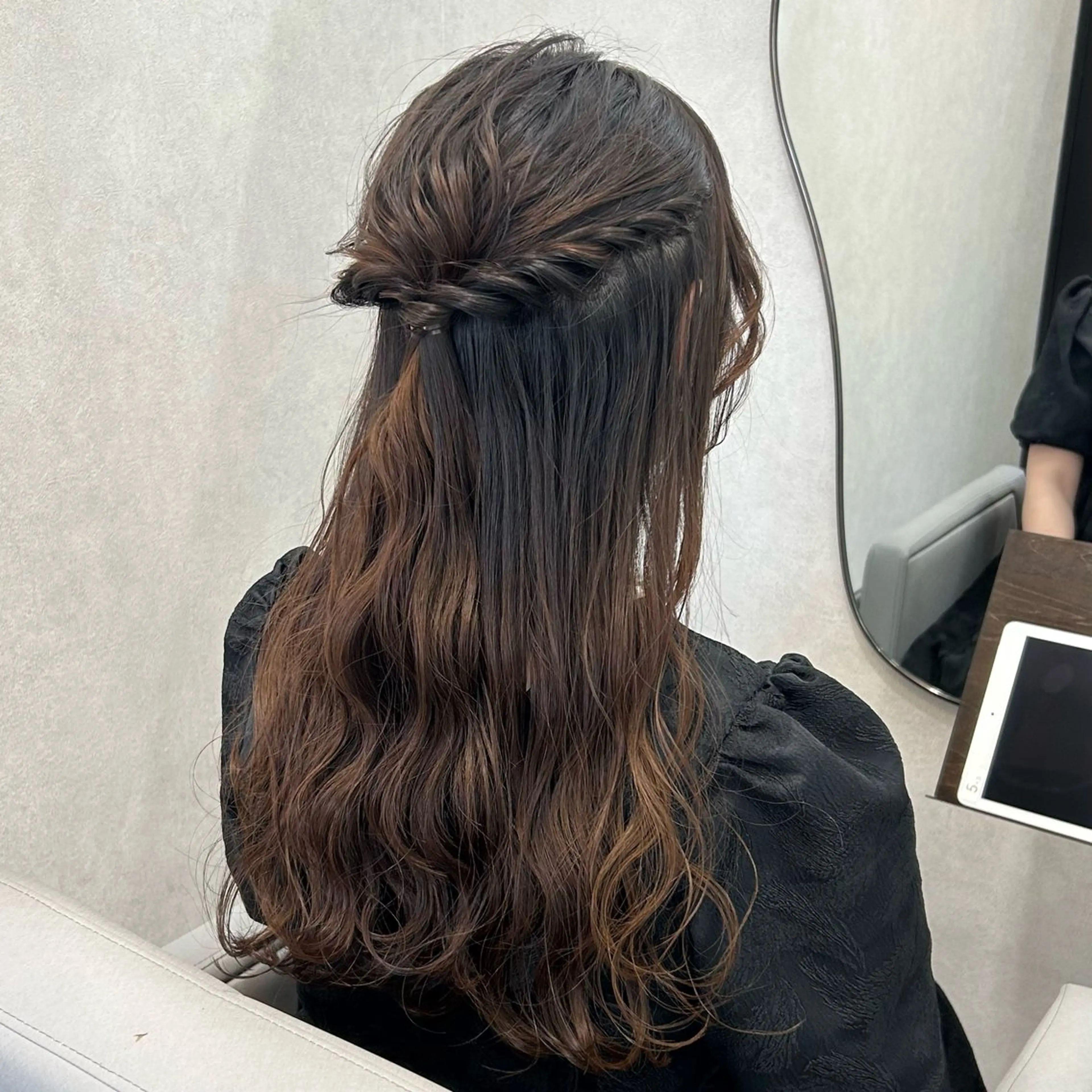ロング ヘアアレンジ sita stylist　あみのヘアスタイル