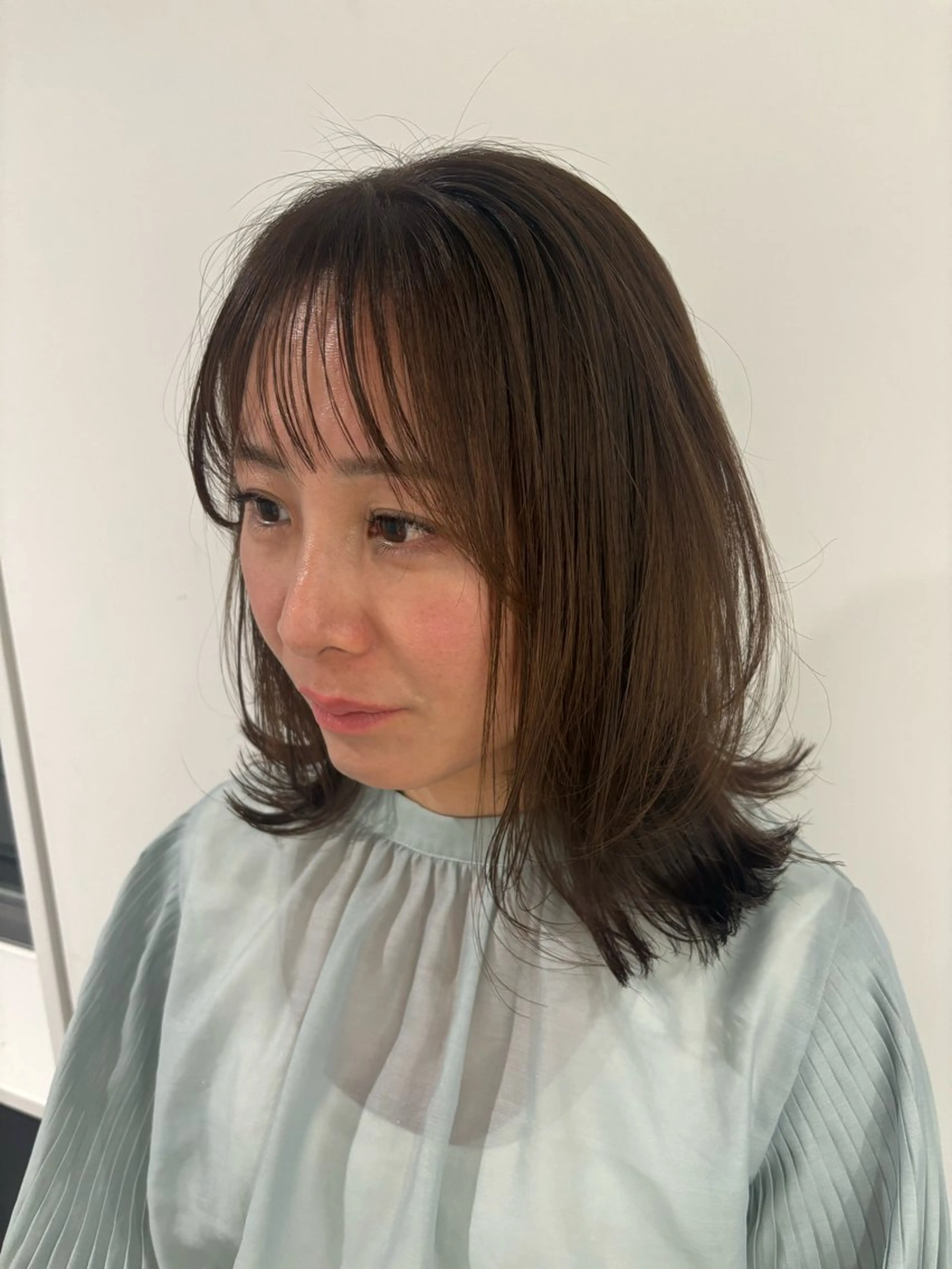 ショート カラー ボブレイヤー ブラウンカラー ショコラブラウン ボブ レイヤーカット カット ヘアカラー 穐田 航のヘアスタイル
