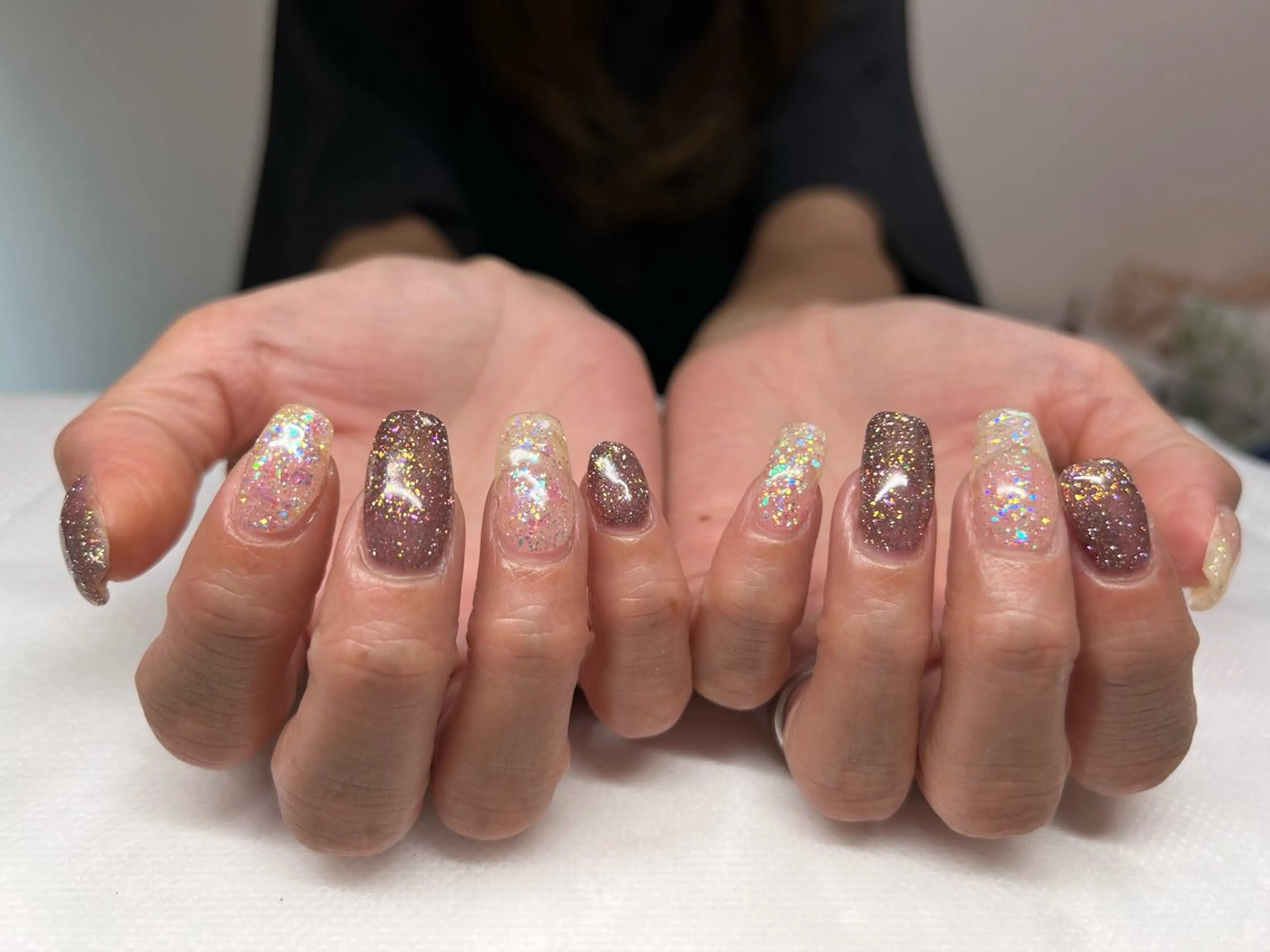 ネイル ラメ(グリッター) ハンドネイル Bell Nailのネイルデザイン