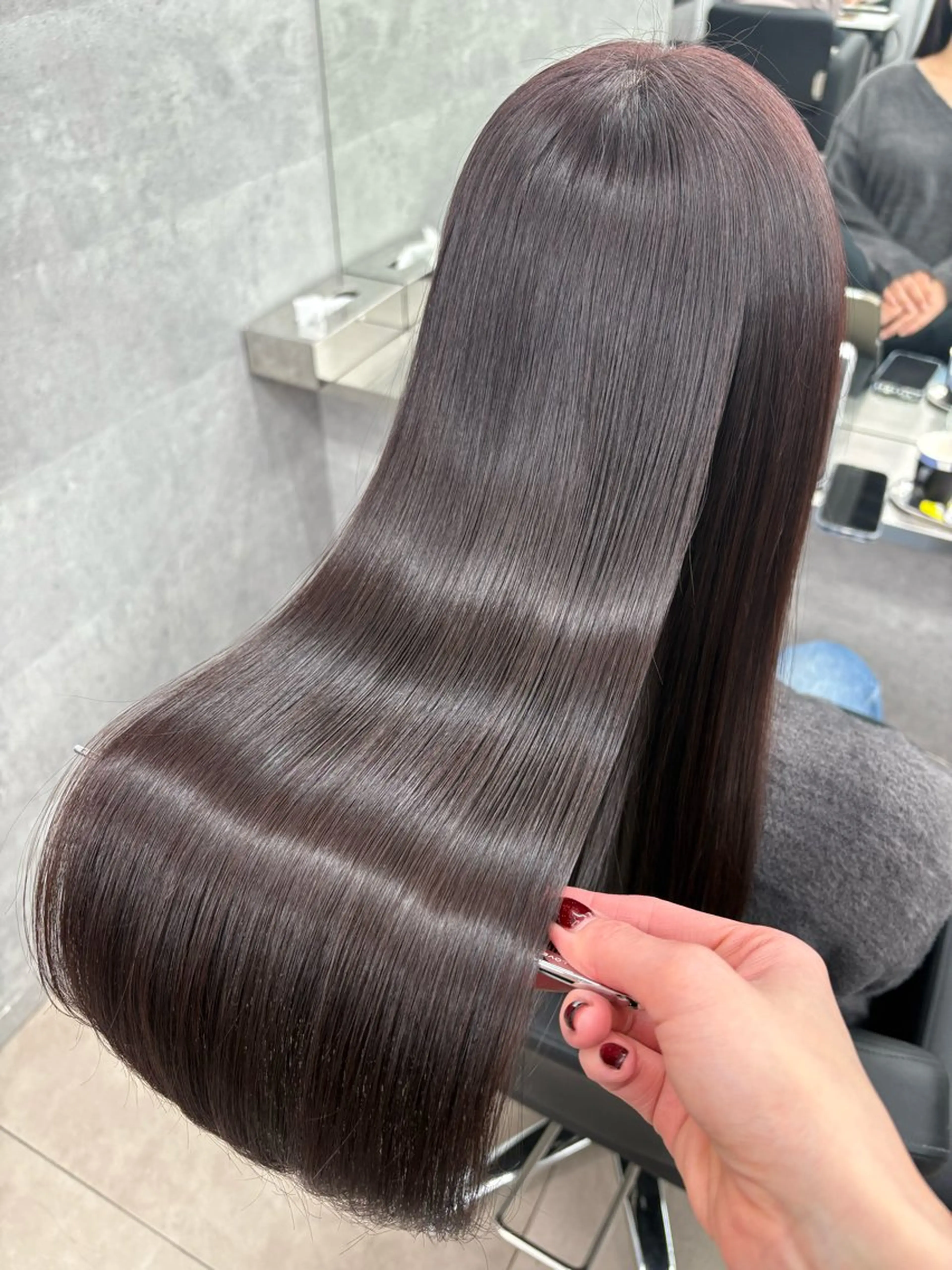ロング カラー 髪質改善/ﾚｲﾔｰ ｶｯﾄ/店長/原島のヘアスタイル