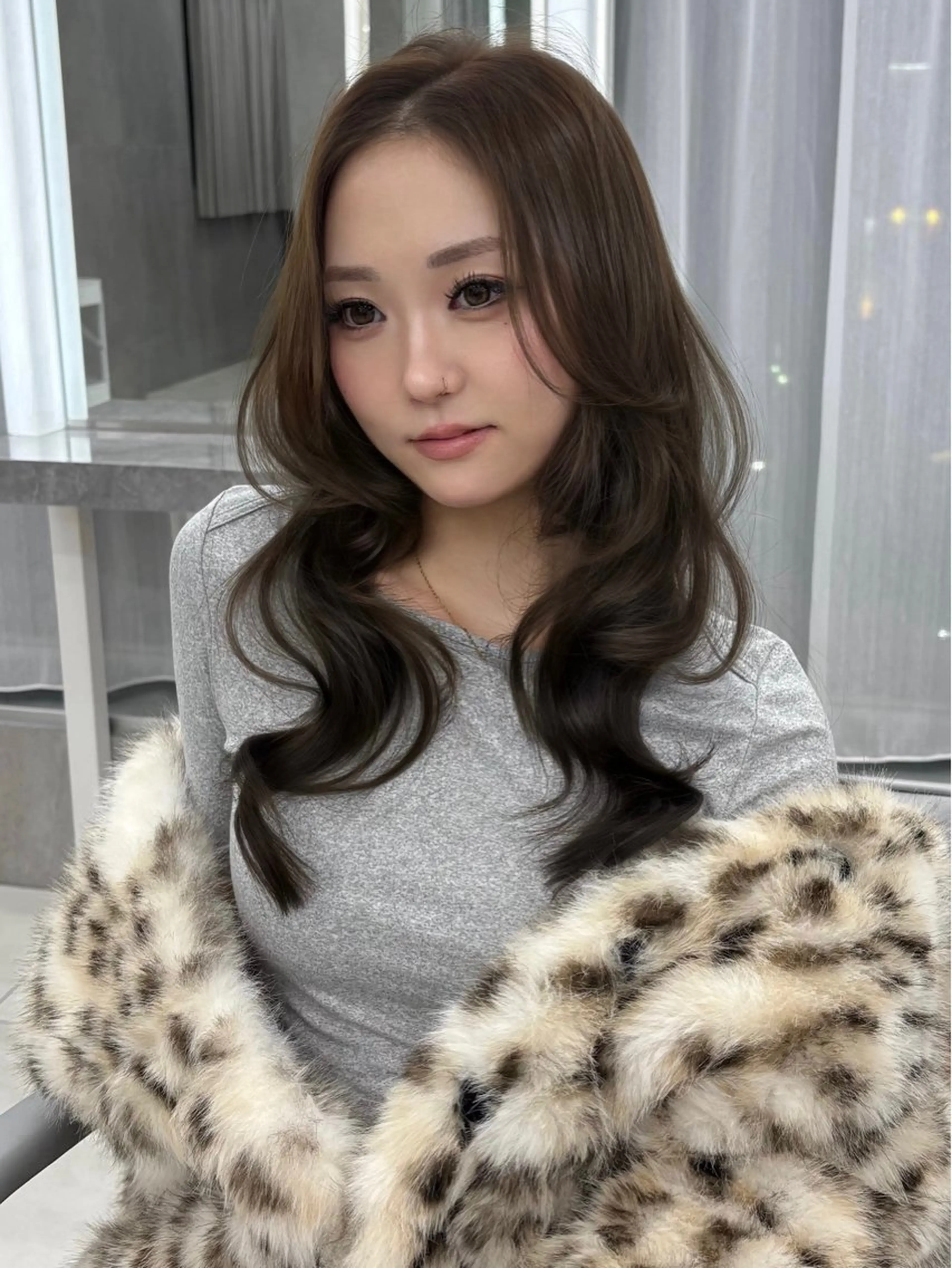 セミロング れもん 名駅/韓国レイヤーのヘアスタイル