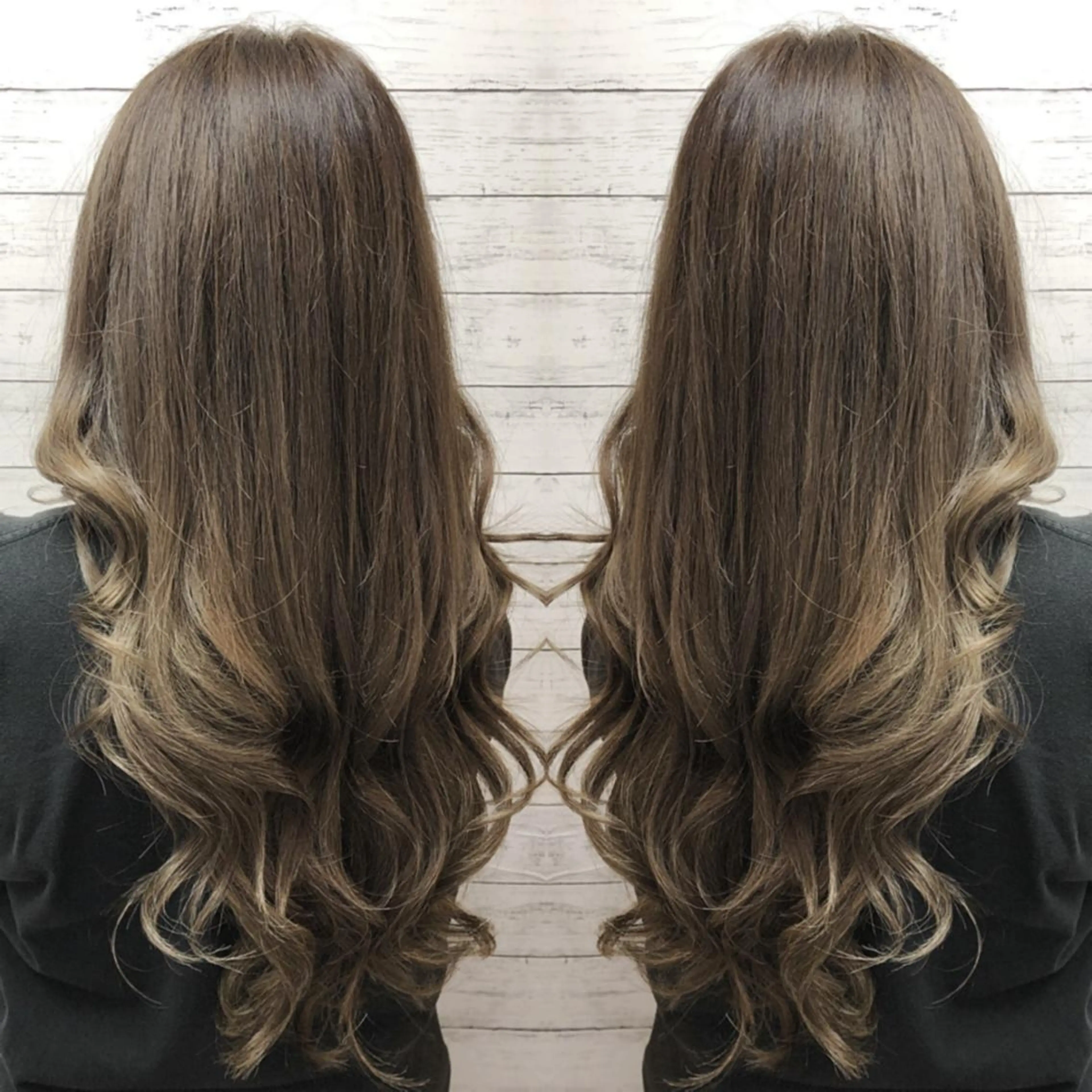 ロング カラー カット ヘアカラー エクステ ヘアセット 韓国ヘア🤍髪質改善 🇰🇷AKANEのヘアスタイル