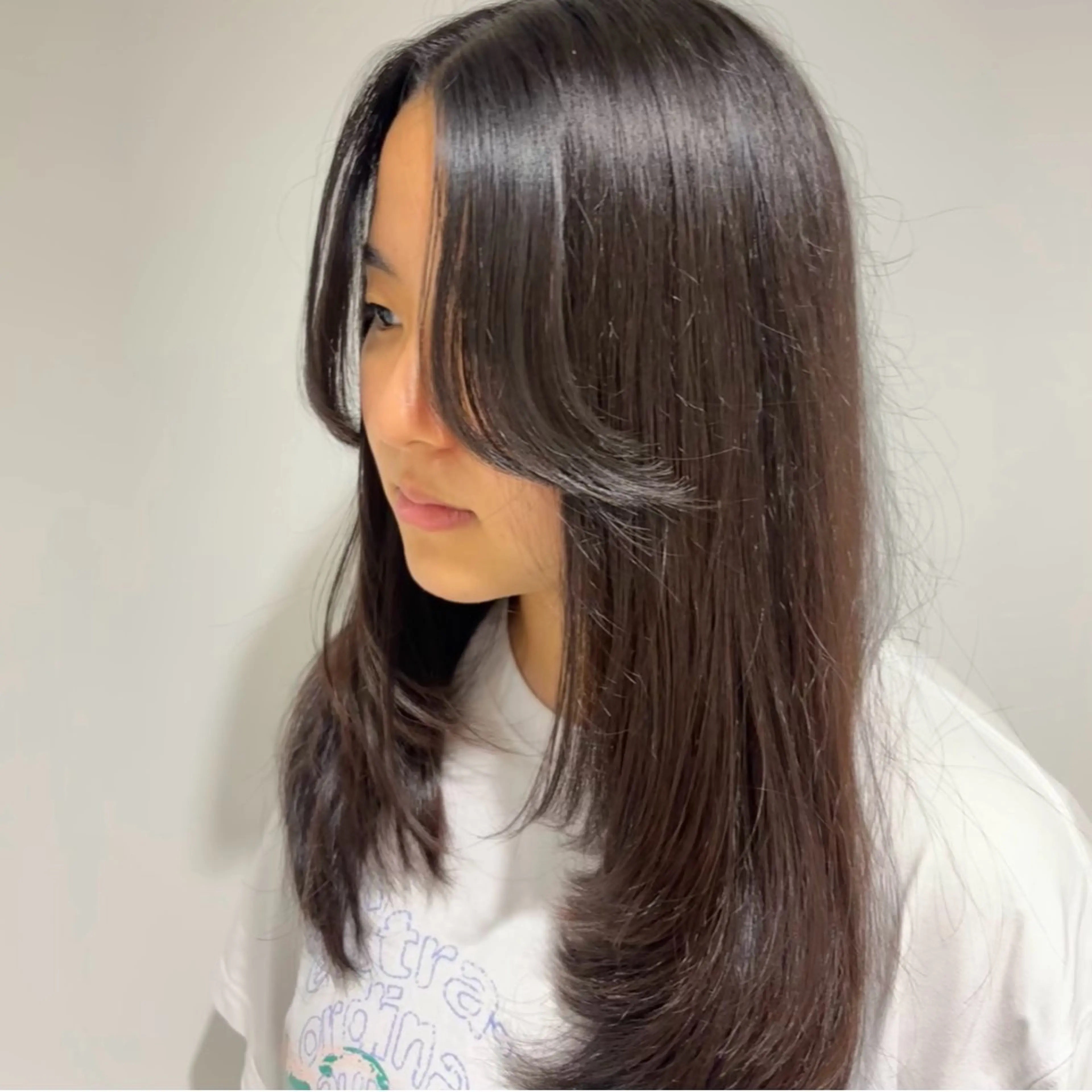 ロング カミヤ ミウのヘアスタイル