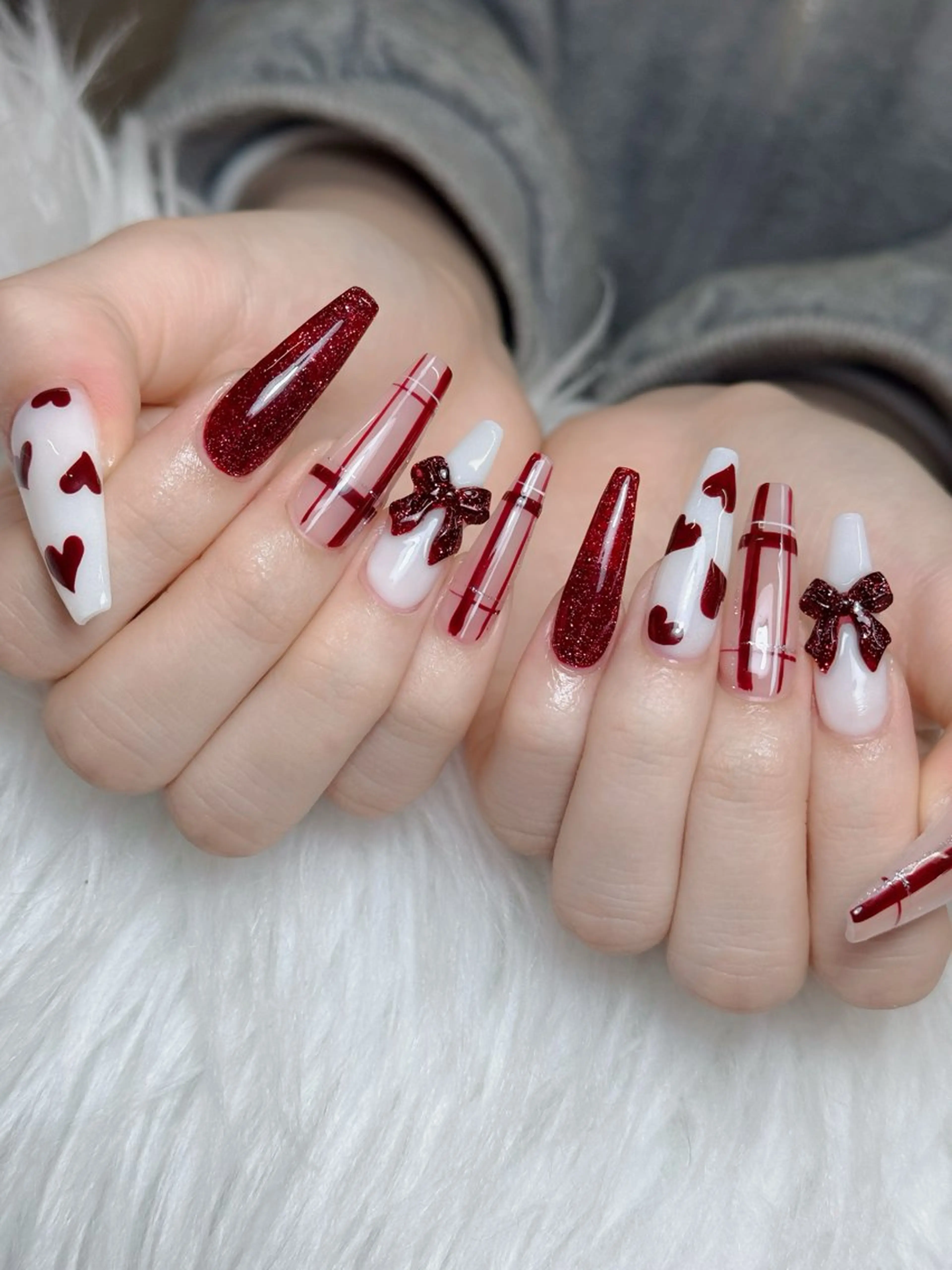 ネイル オーロラネイル チークネイル 長さ出し フレンチネイル ハロウィン ハンドネイル Lumi Nail 新大久保3‘のネイルデザイン