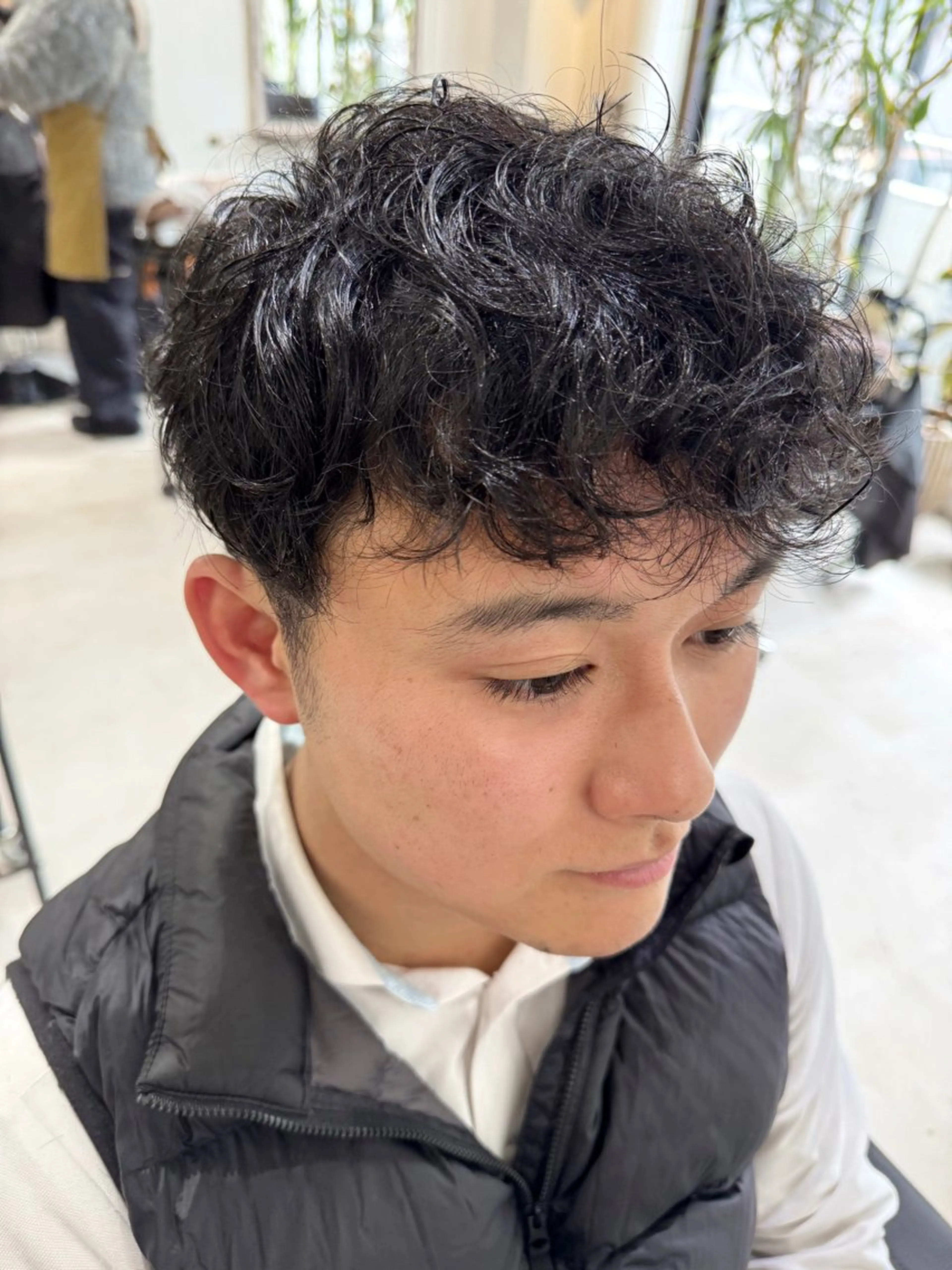 ショート パーマ ツイストパーマ カット パーマ ボブウルフ／ボブ Satsuki【名駅のヘアスタイル