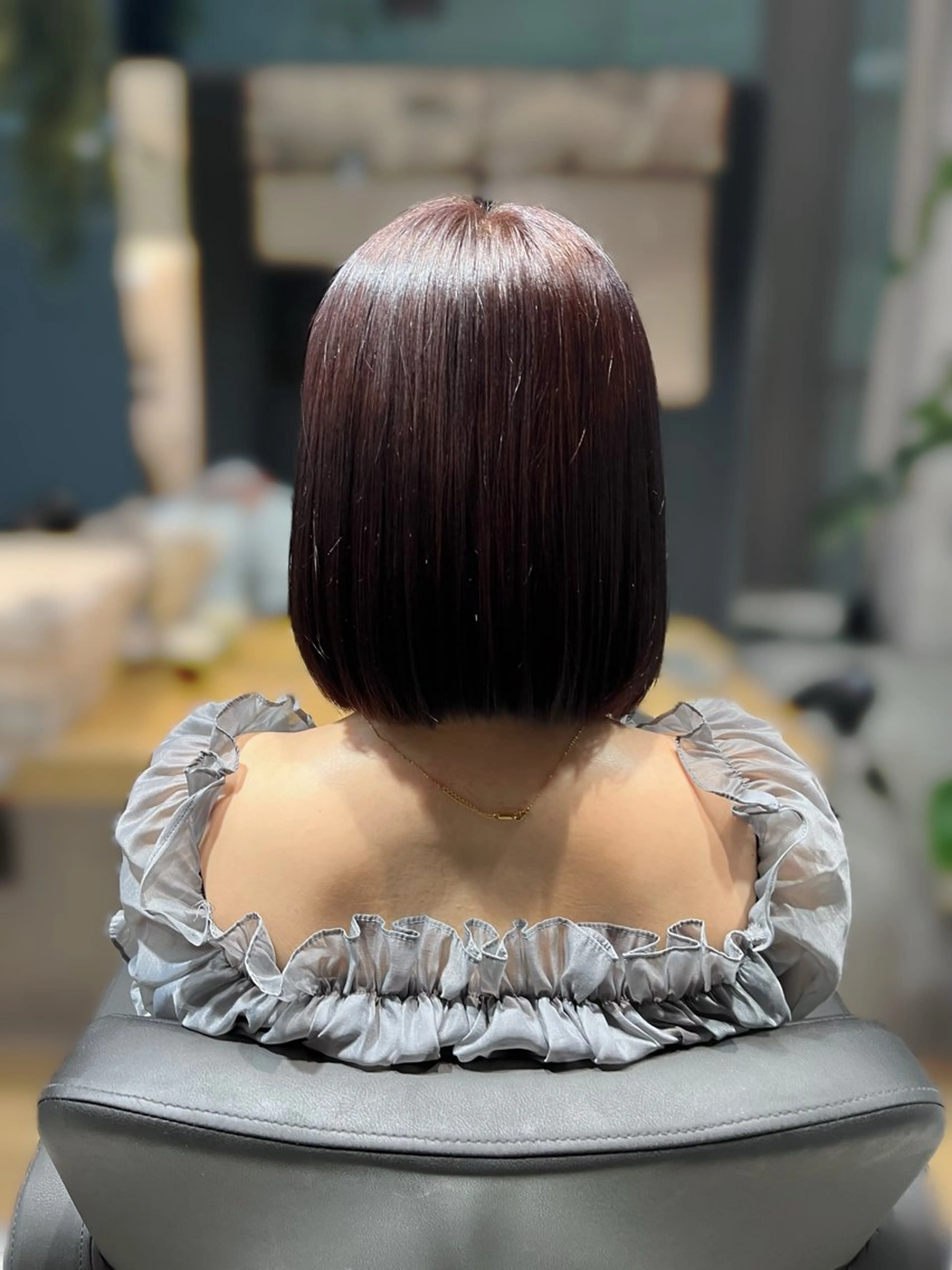 ショート カラー ブラウンカラー ラベンダーカラー ラベンダーブラウン 🌟モデル募集中🌟 藤沢🦋HARU🦋のヘアスタイル