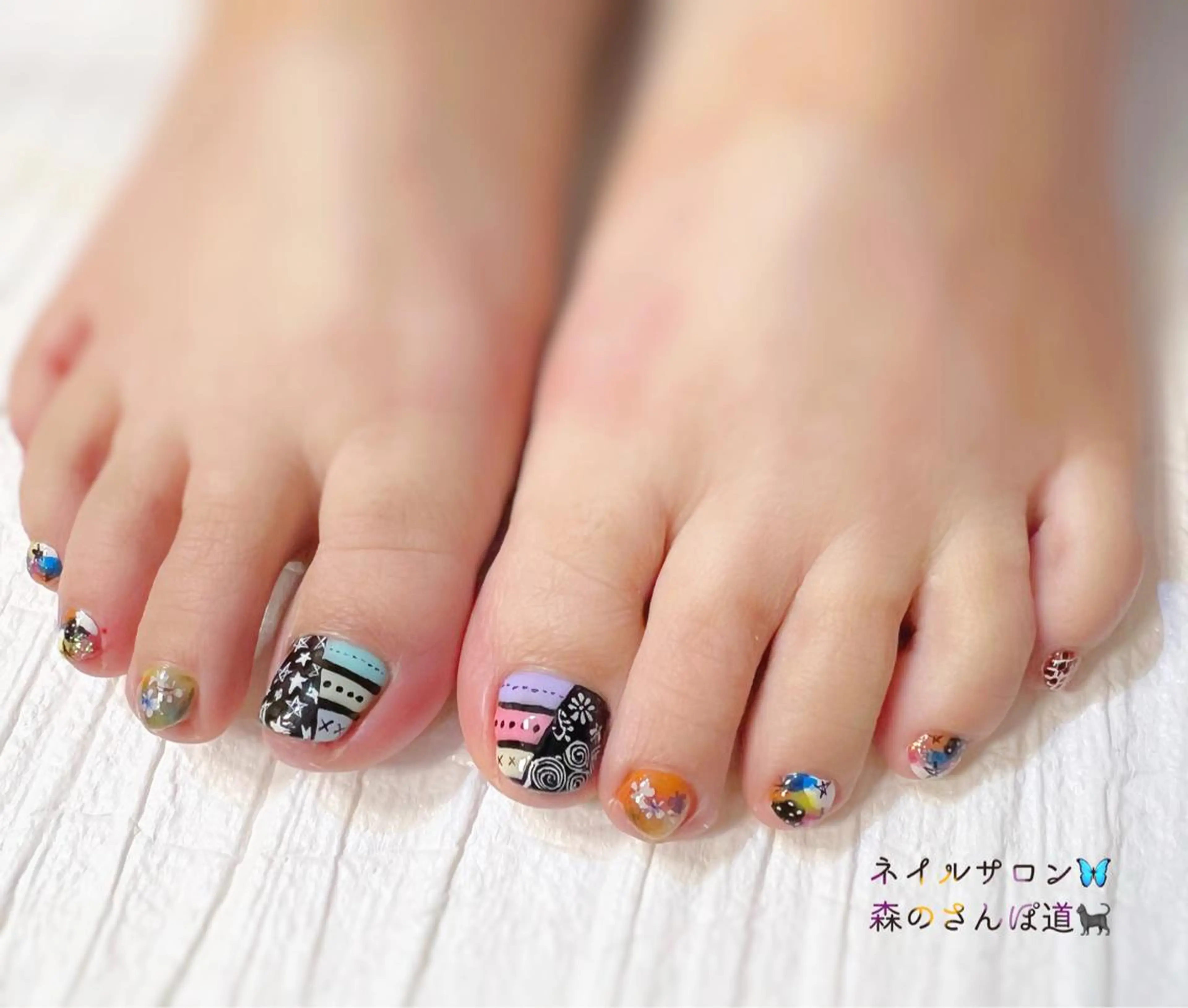 ネイル ハンドネイル 森のさんぽ道所属・ショートネイル 森のさんぽ道のネイルデザイン