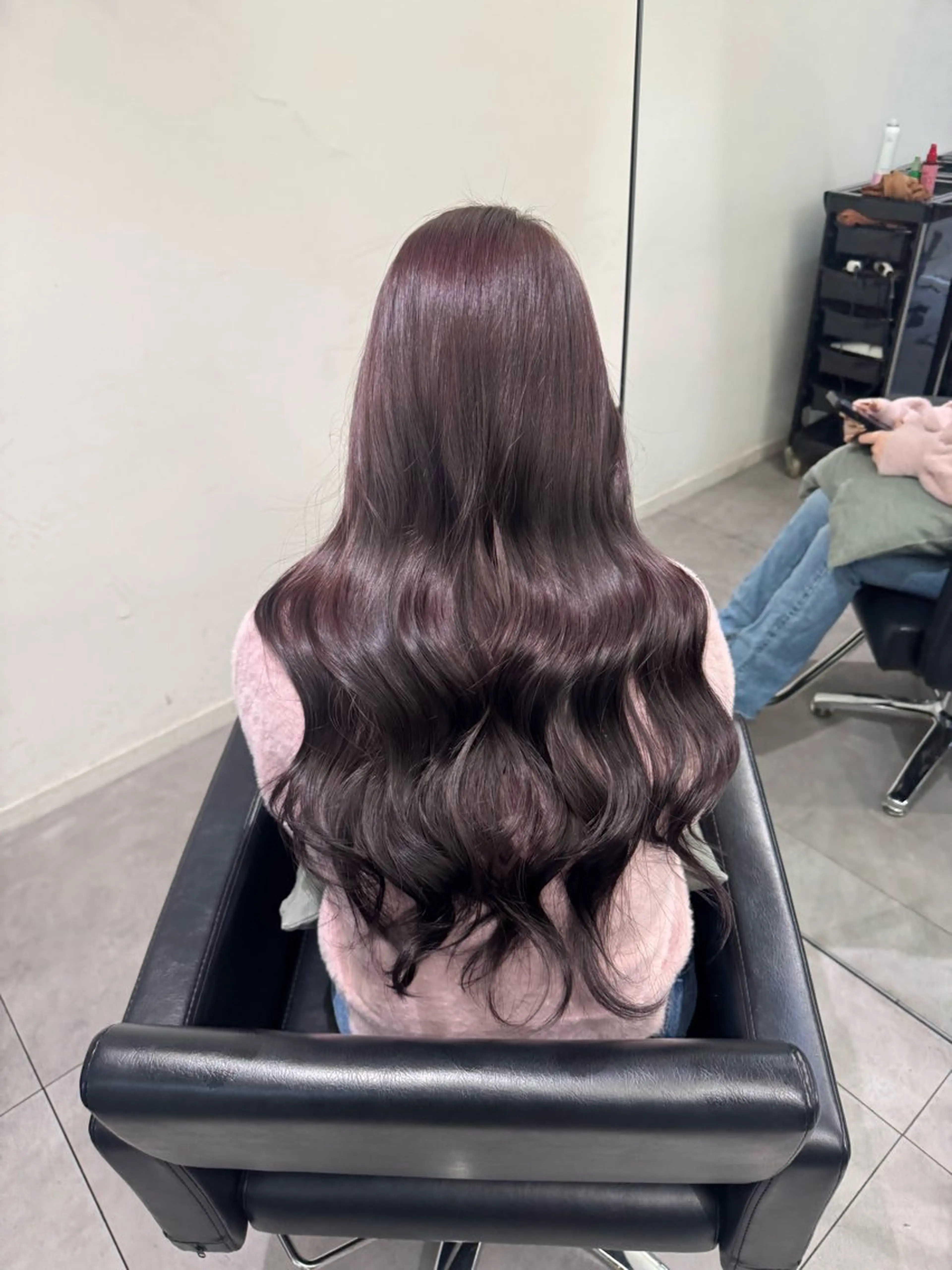 ロング カラー AHNKISM所属・似合わせカット💎 トレンドレイヤーのヘアスタイル