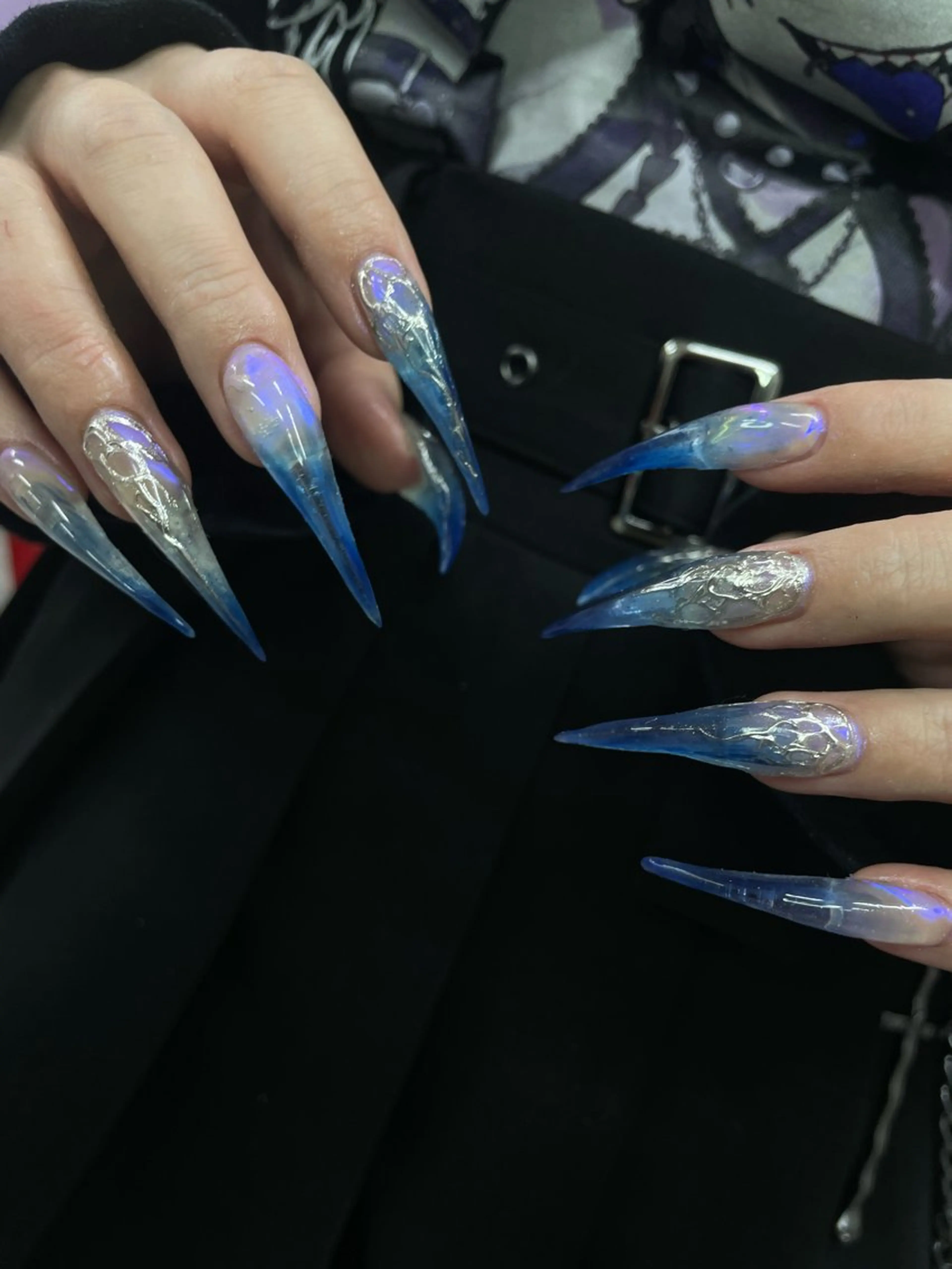 ネイル ハンドネイル ひめか🫁 推し概念・個性派のネイルデザイン