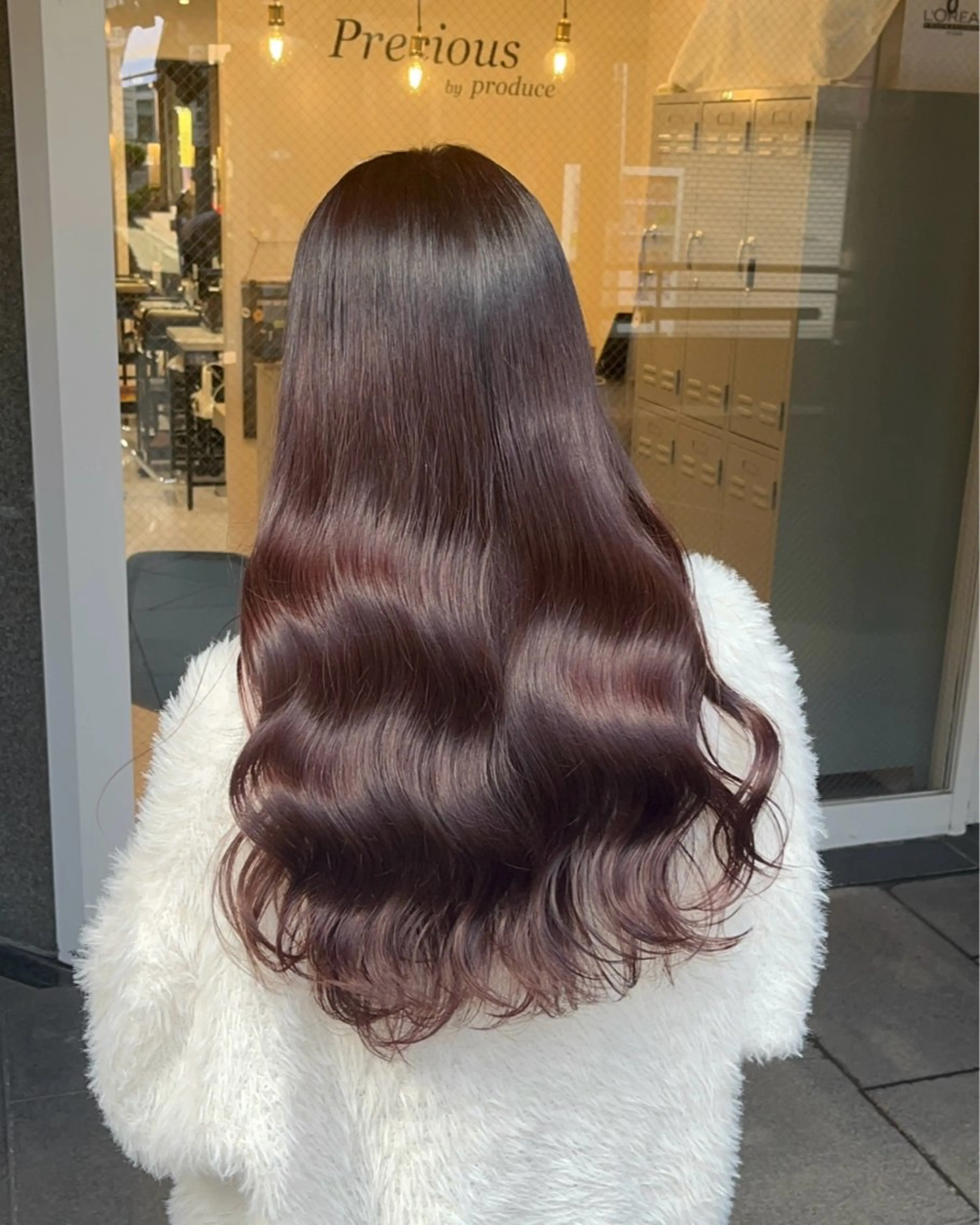 ロング カラー ヘアカラー 透明感カラー🩰🤍 髪質改善🪄/伽音のヘアスタイル