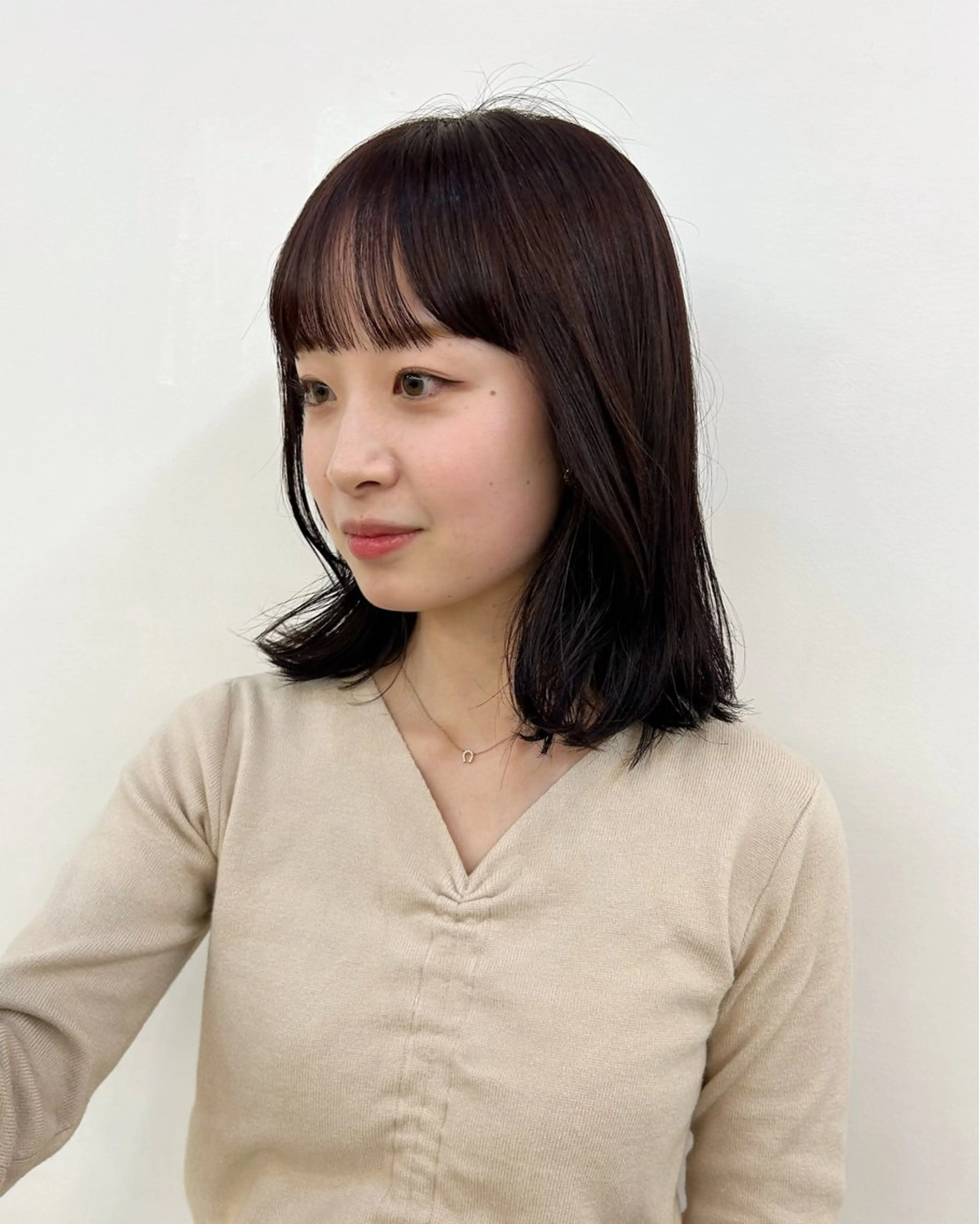 ミディアム カラー パープルカラー OLSEN D.B.A BALLOON HAIR所属・表参道OLSEN✂︎ nanamiのヘアスタイル