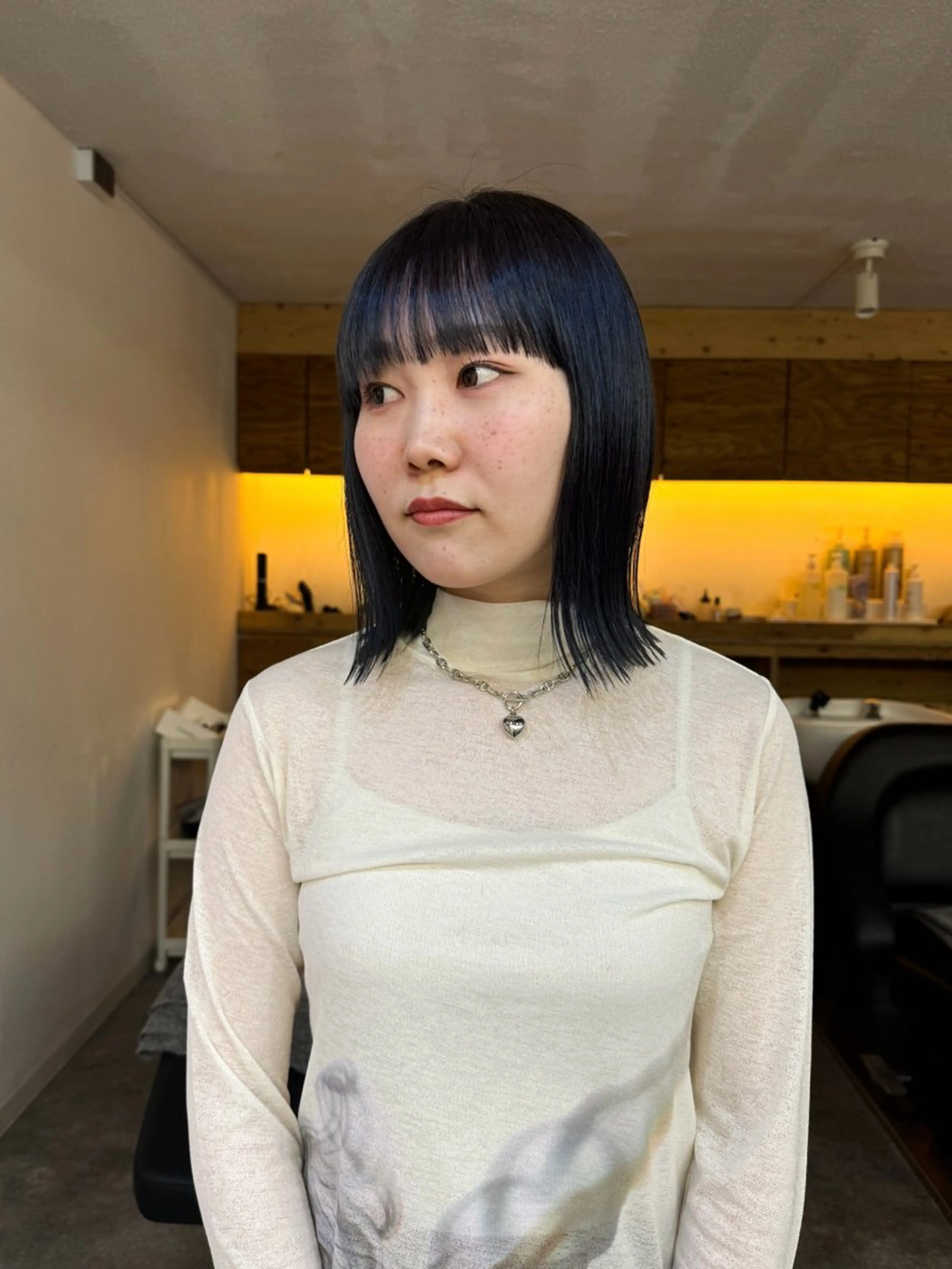 ミディアム カラー カット ヘアカラー トリートメント Seeknext // Rukaのヘアスタイル