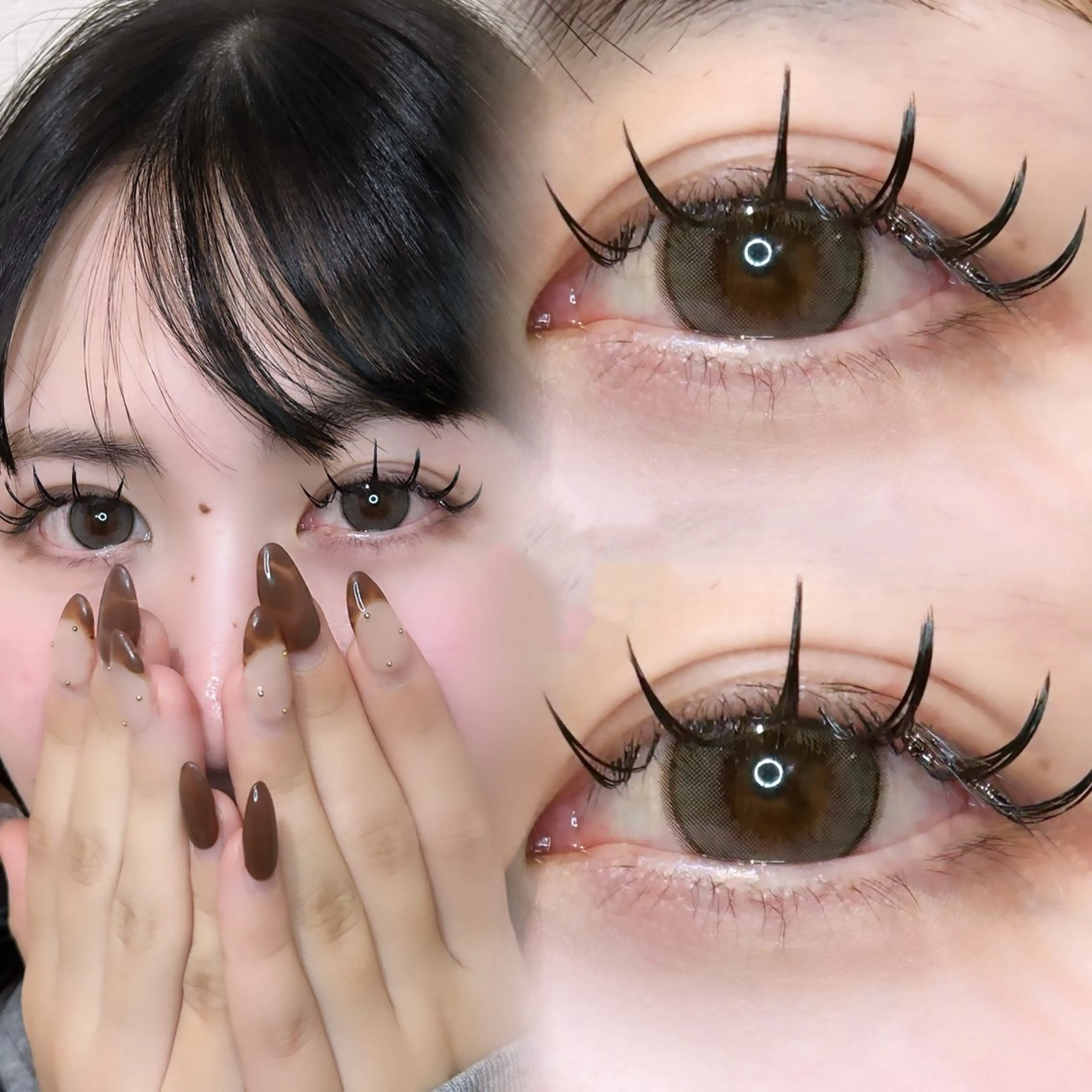 マツエク・マツパ Dカール マツエク eyelist Yuzu🎀のマツエク・マツパデザイン