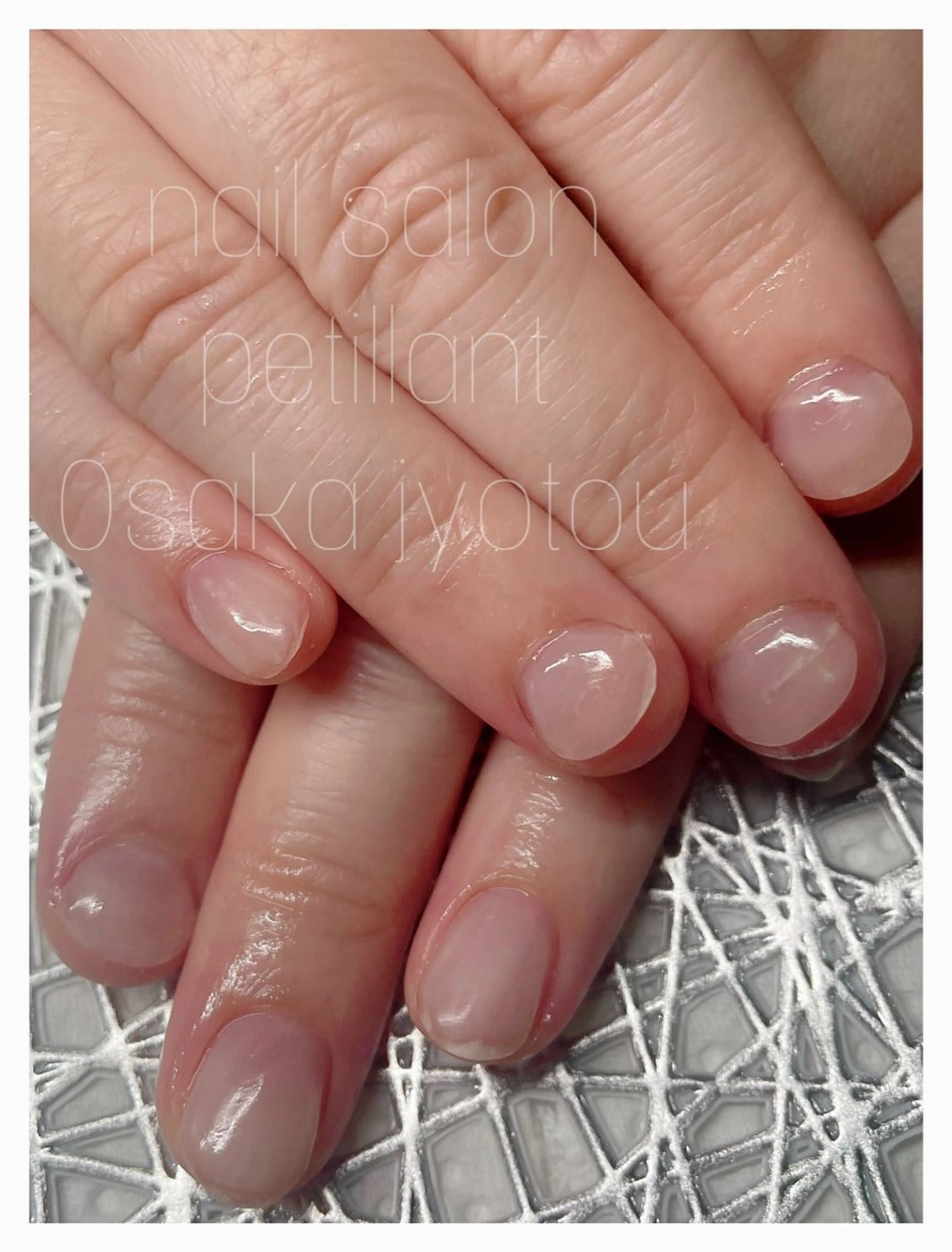 ネイル 長さ出し ハンドネイル ハンドケア petillant所属・nail salon petillantのネイルデザイン