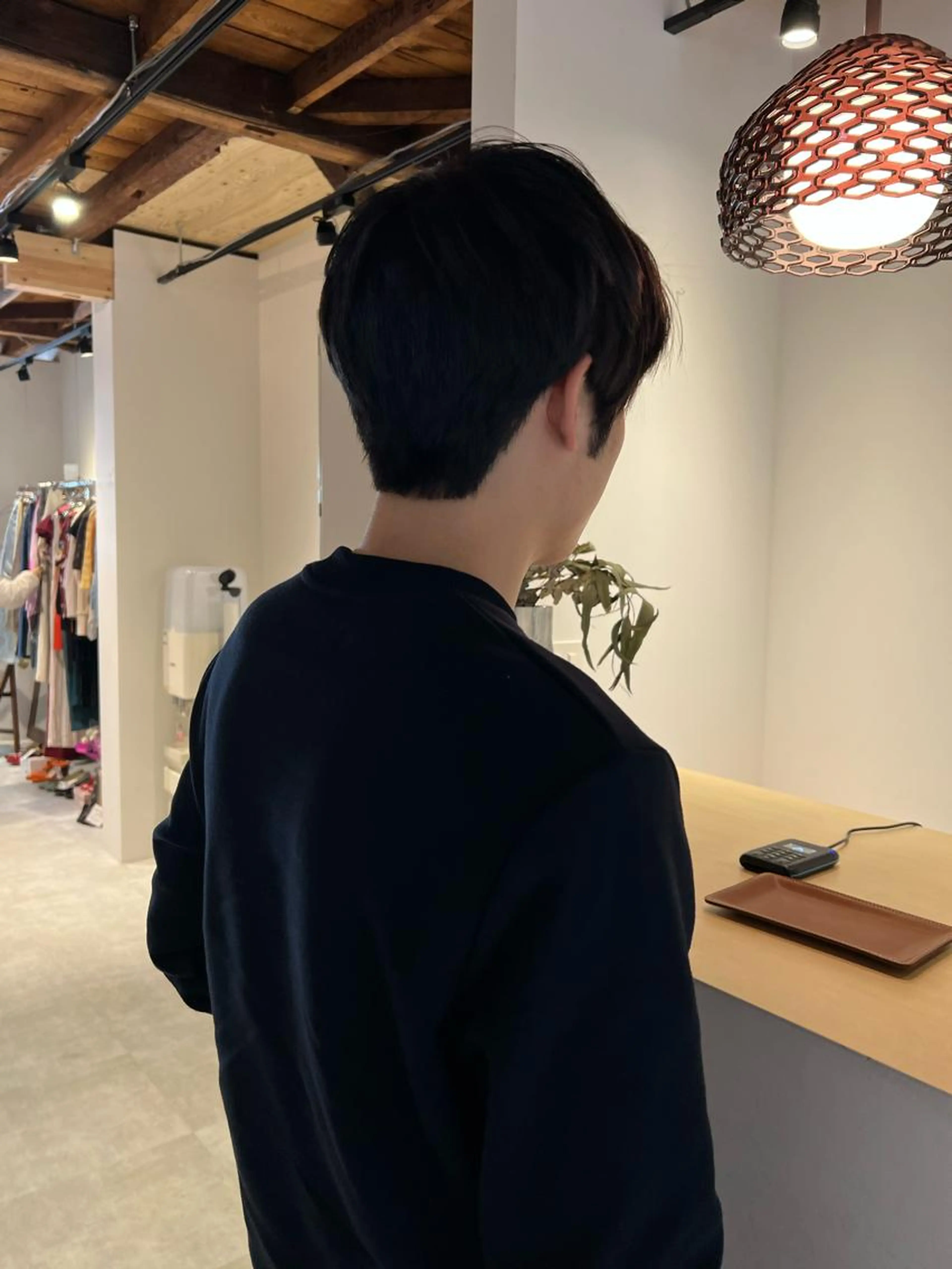 men's cut+downpermの写真