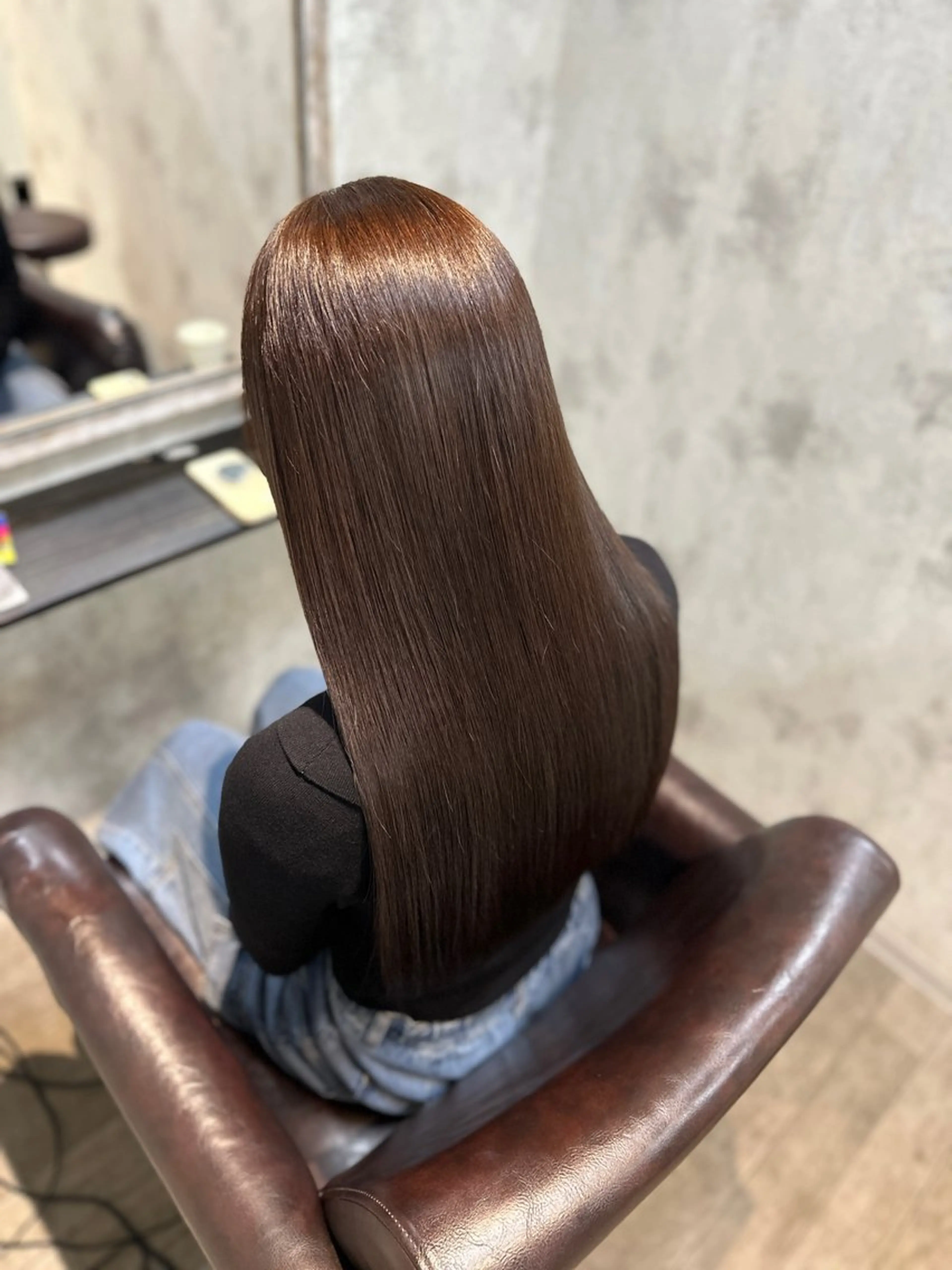 ロング カラー アクアカラー ブリーチ 透明感カラー ブリーチなしカラー トリートメント she2　shinjuku所属・髪質改善/美髪矯正 和田響のヘアスタイル