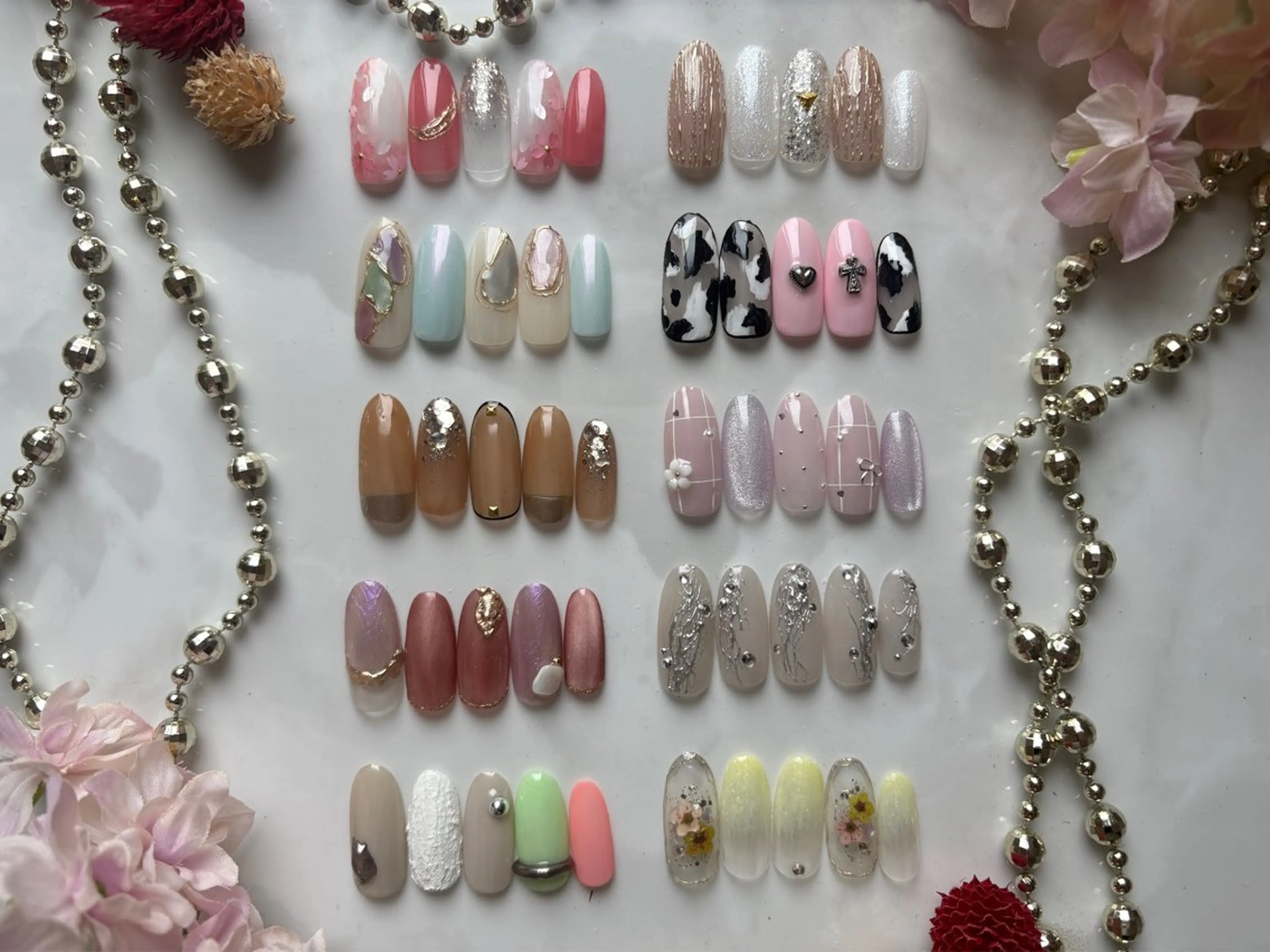 ネイル 春ネイル ハンドネイル Nail salon LuaRのネイルデザイン